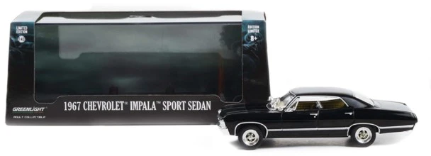 GL86443 1967 Chevrolet Impala Sport Sedan Tuxedo Black - Image 2