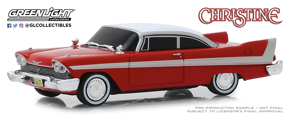 GL86575 Christine (1983 Movie) 1958 Plymouth Fury (Evil Version-Blacked Out)