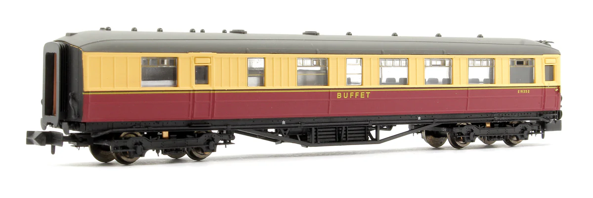 2P-011-353 Gresley BR Carmine & Cream Buffet E9135E