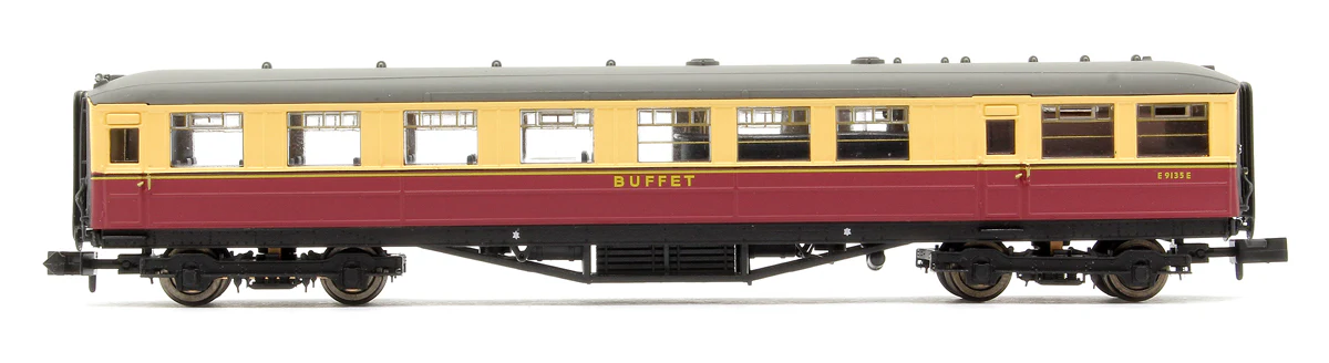 2P-011-353 Gresley BR Carmine & Cream Buffet E9135E - Image 3