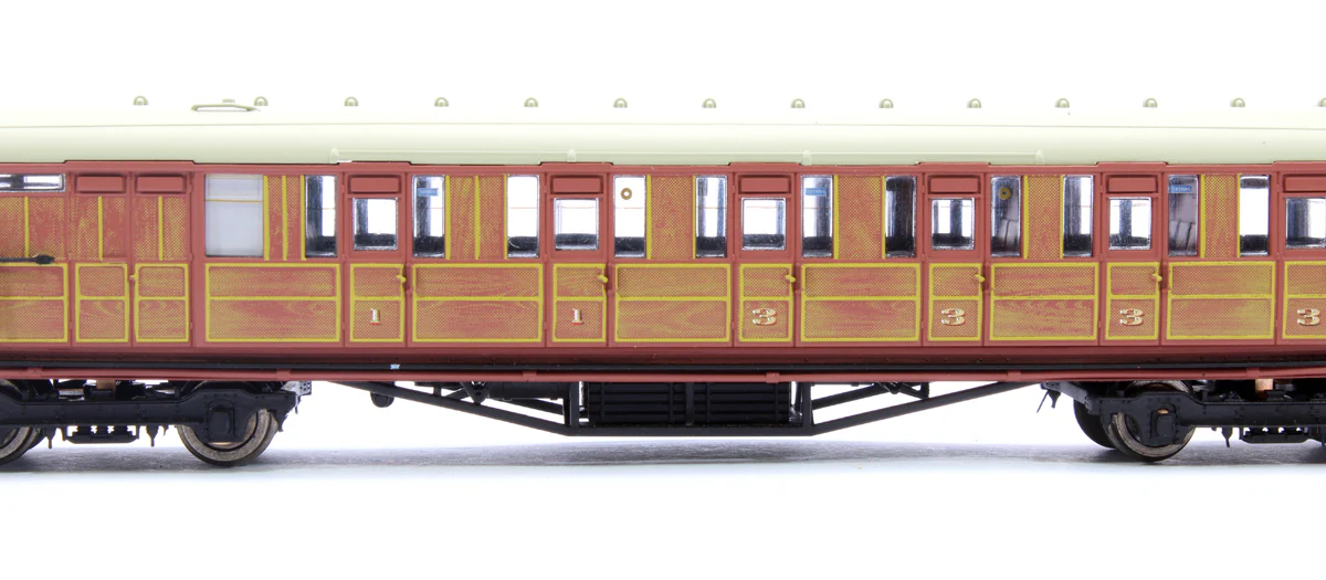 2P-011-211 Gresley Coach LNER Teak Brake Composite 5549 - Image 4