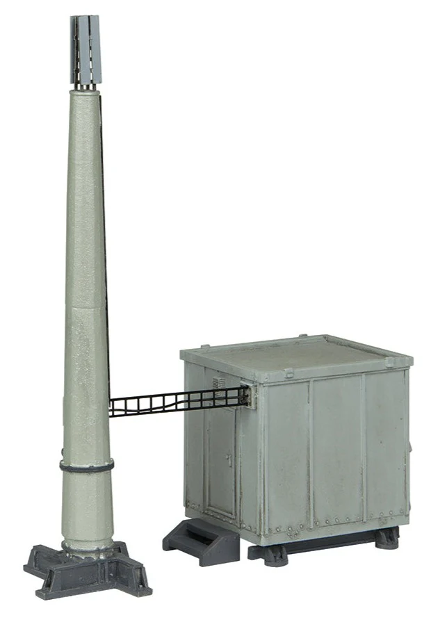 44-0195A GSM-r Telecom Cabin and Monopole