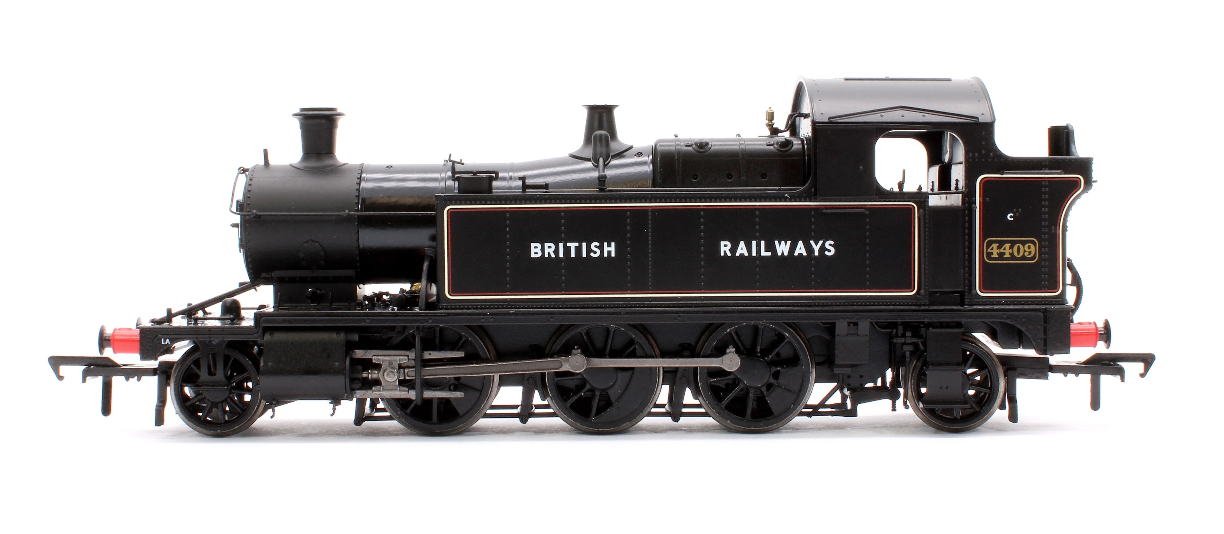 951006 GWR 44XX ‘Small Prairie’ British Railways (sans serif) Lined Black No.4409 2-6-2T Steam Locomotive - Image 5