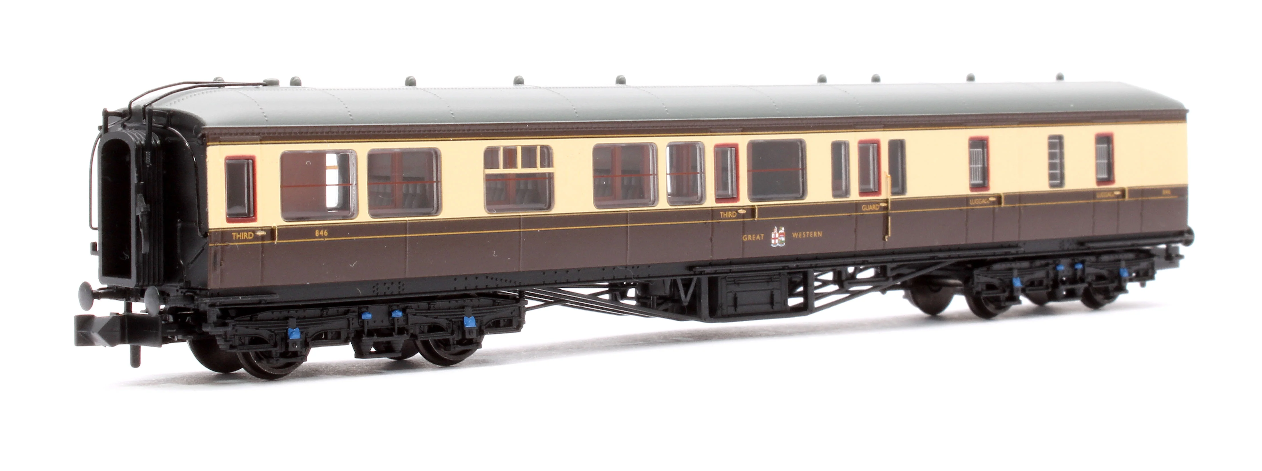 374-511B GWR Hawksworth Brake Third Corridor GWR Chocolate & Cream No.846 - Image 3