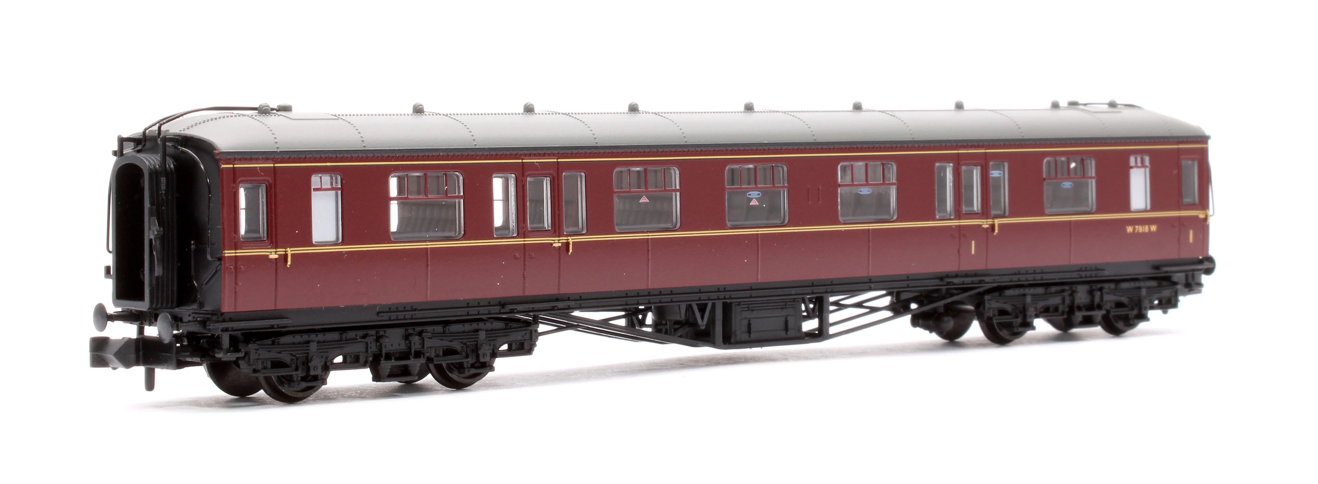 374-562B GWR Hawksworth Composite Corridor BR Maroon W7818W