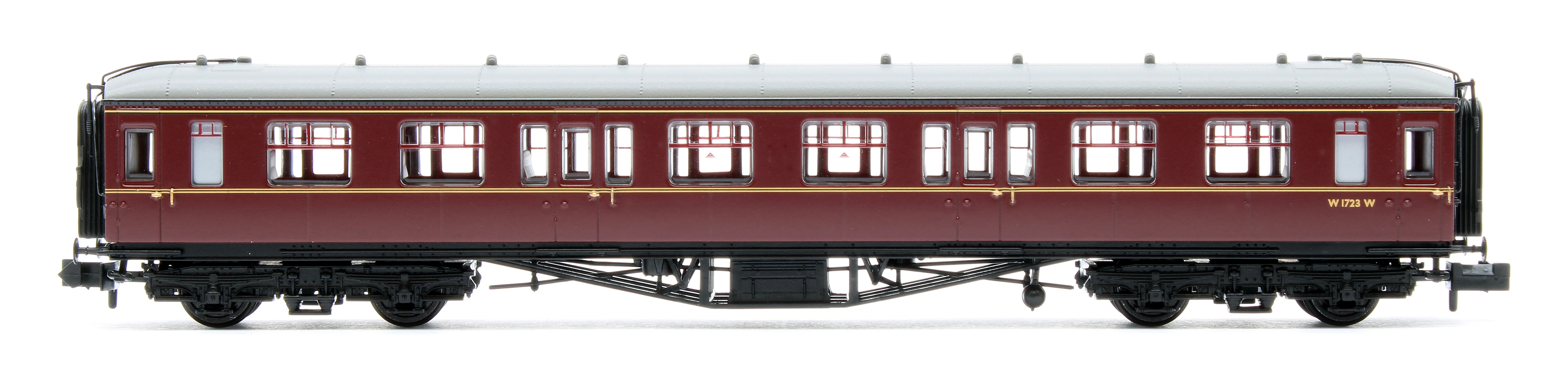 374-537B GWR Hawksworth Second Corridor BR Maroon W1723W - Image 3