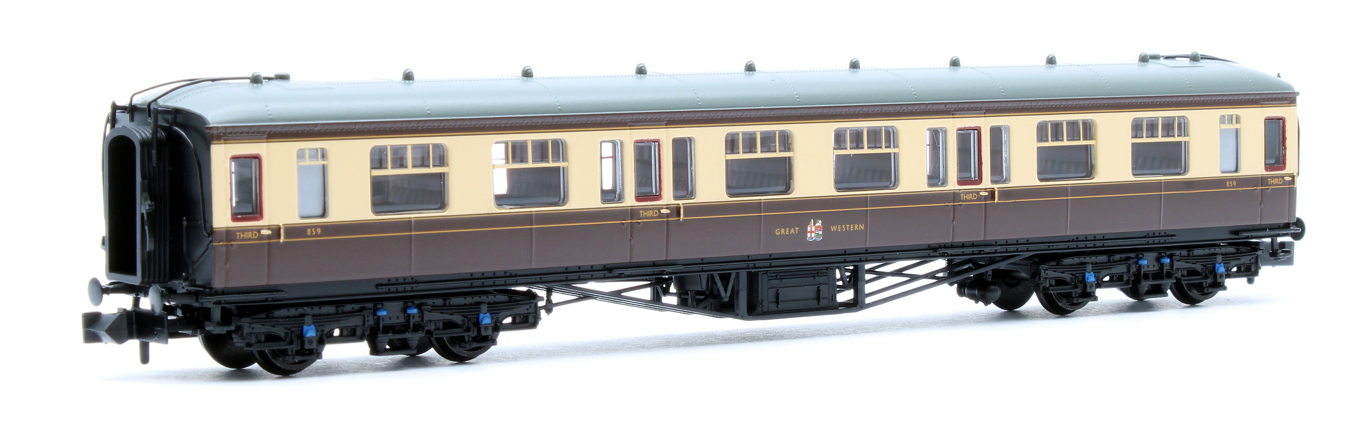 374-536A GWR Hawksworth Third Corridor GWR Chocolate & Cream No.859 - Image 2