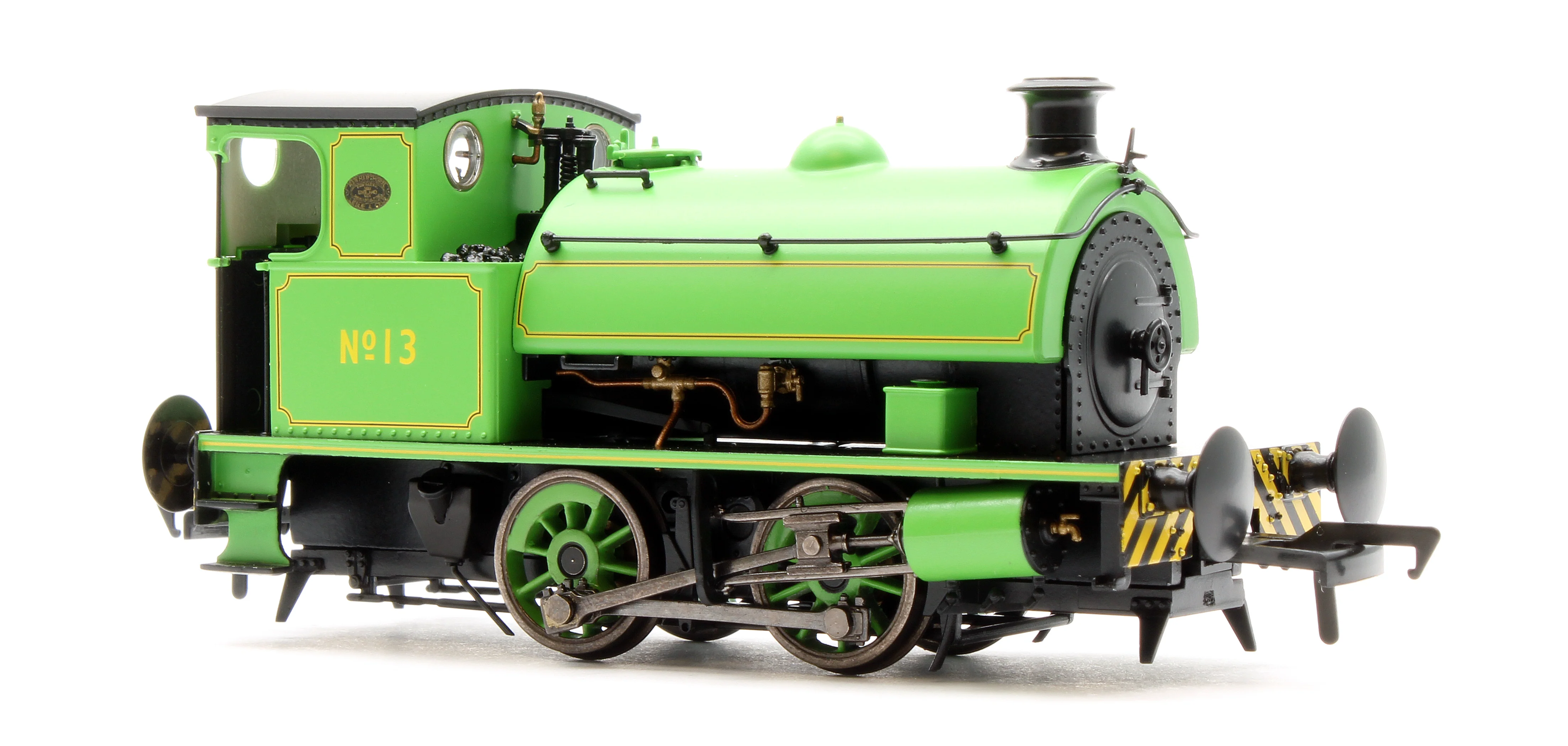 4S-024-008 Hawthorn Leslie 0-4-0 Yellow Chevrons Newcastle Electric Supply 13 - Steam Tank Locomotive - Image 2