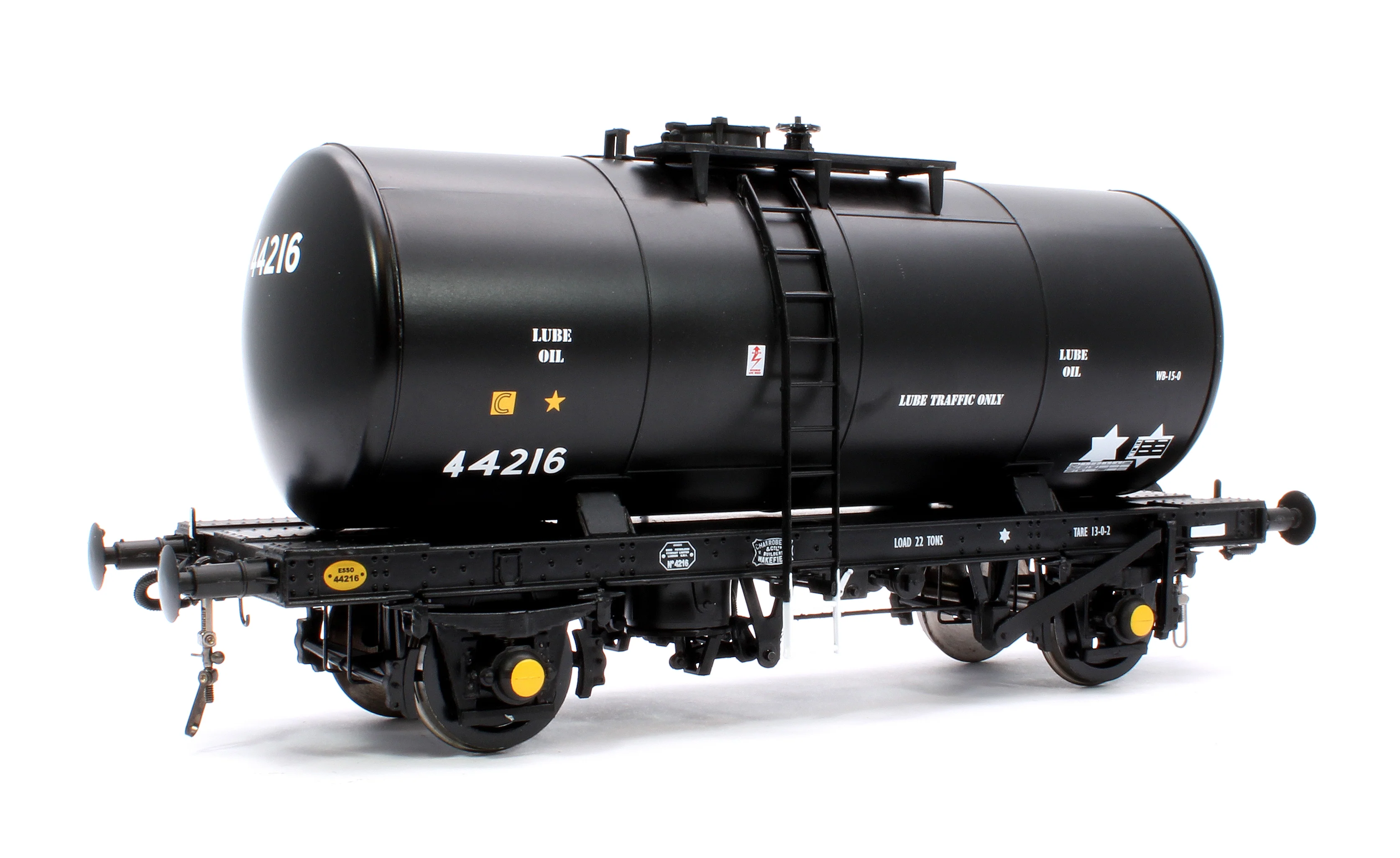 1019 35T 'B' Tank ESSO ‘Lube Traffic Only’ Black No. 44216