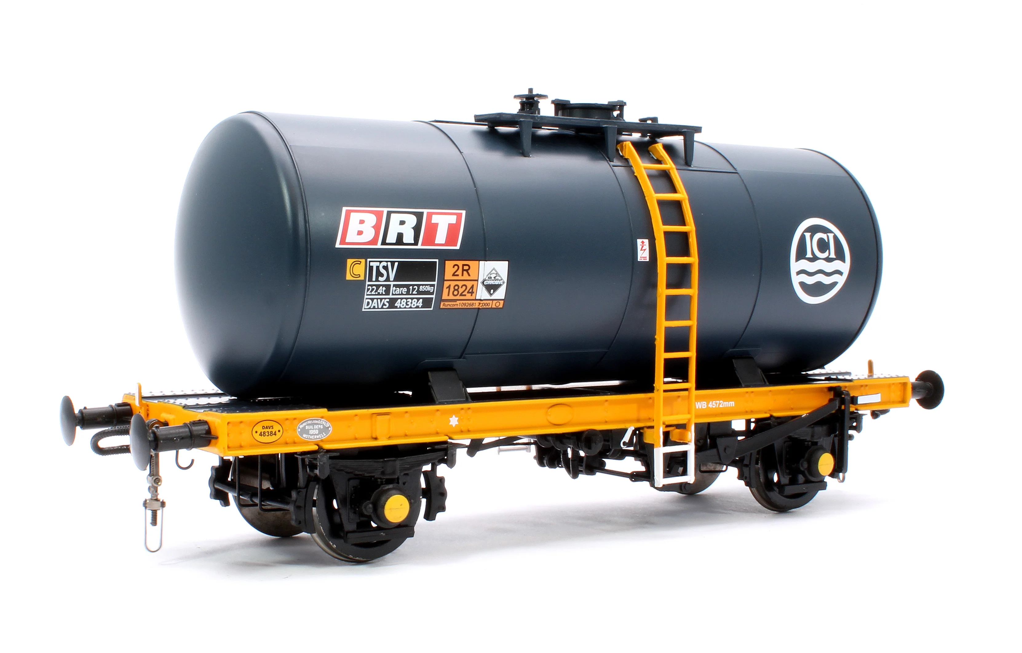 1024 35T 'B' Tank ICI Chemicals Grey/Orange No. 48384 - Image 3