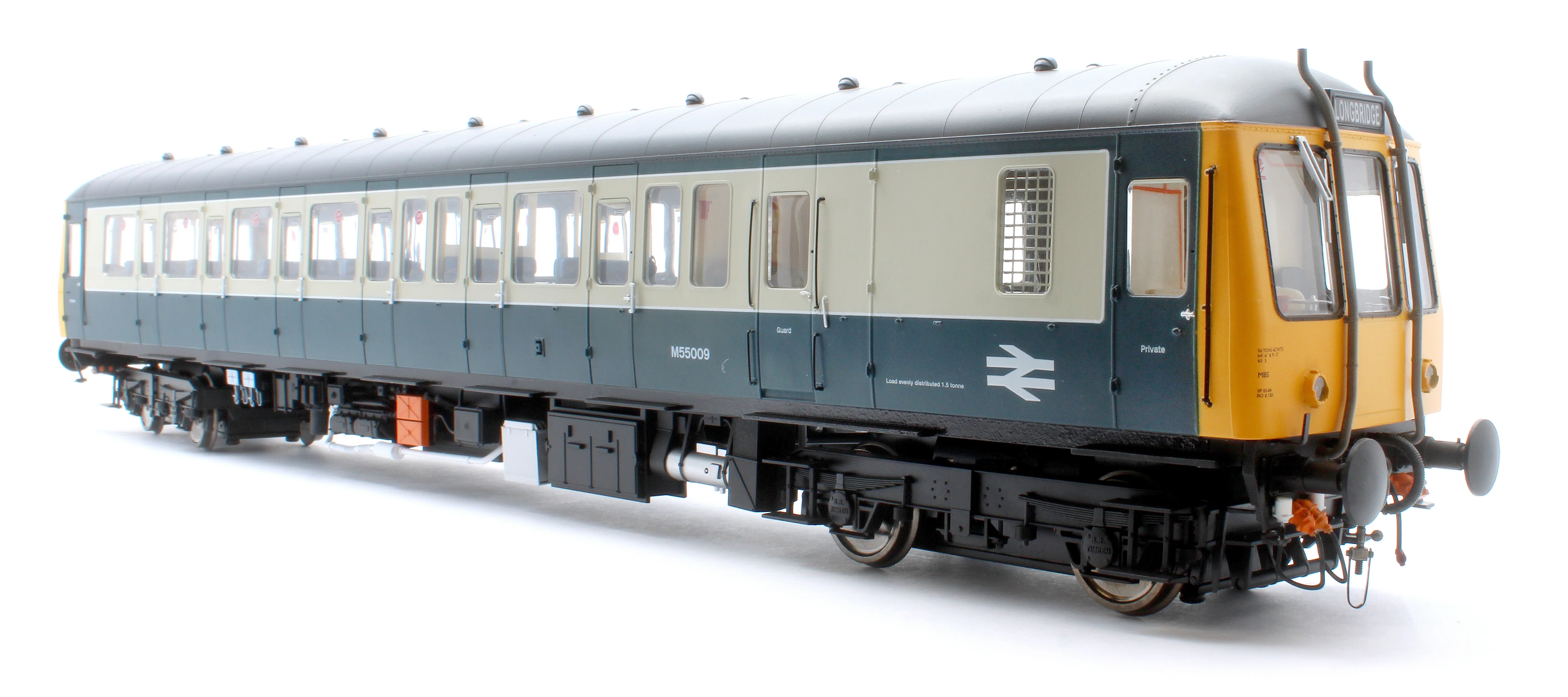 1231 Class 122 Br Blue/Grey Single Car DMU M55009 - Image 2