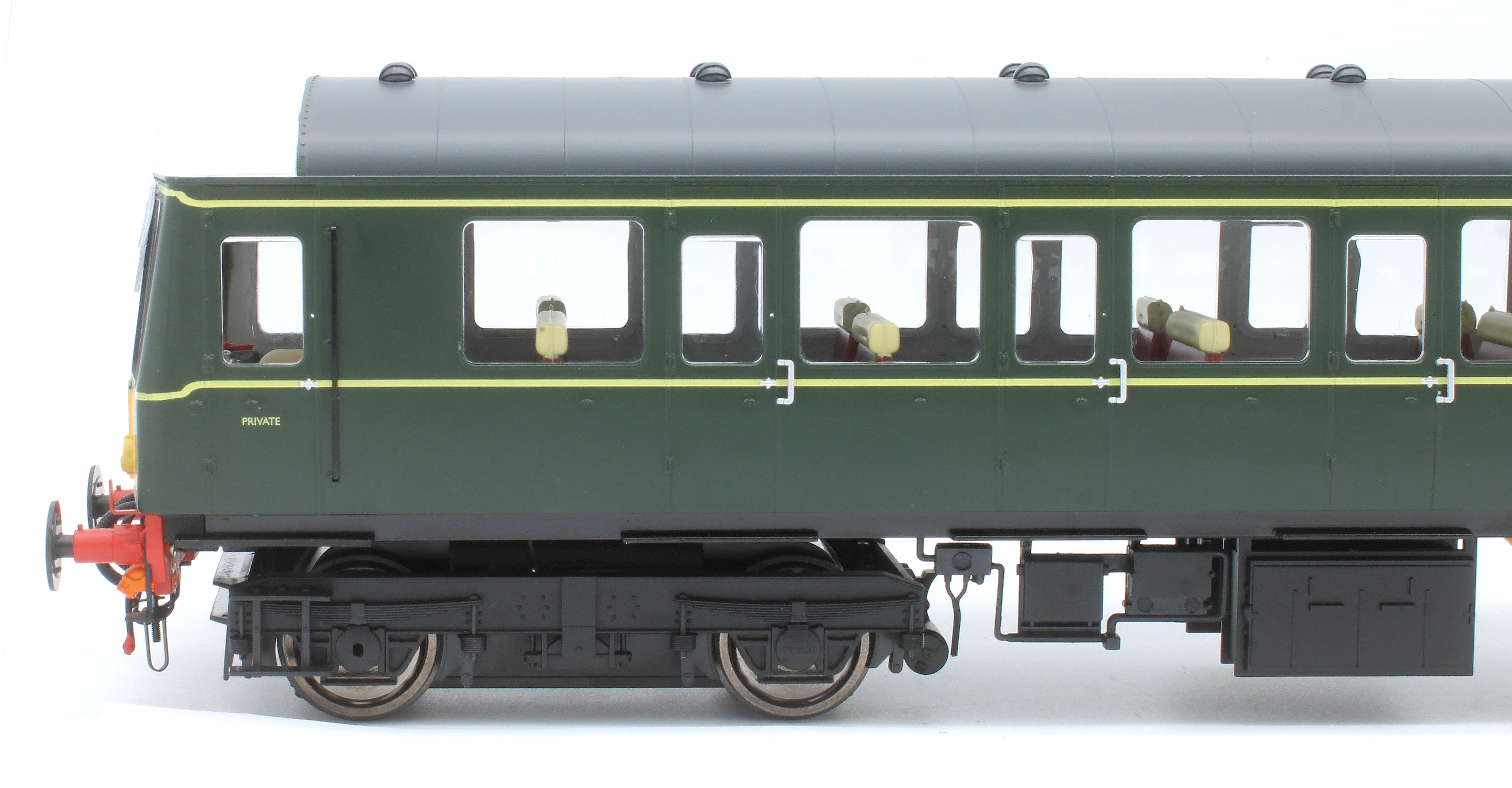1251 Class 150 BR Green (Small Yellow Panel) Unpowered DMU Trailer Car W56296 - Image 7