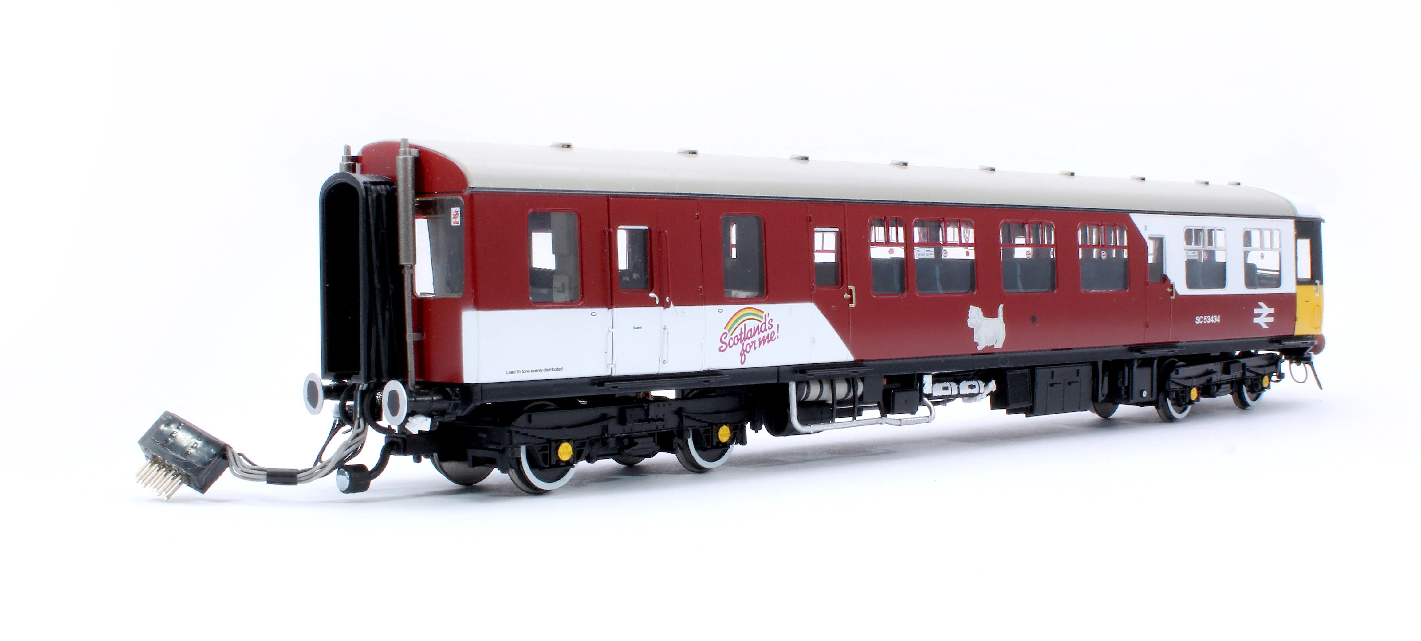 1456 Class 104 2 Car DMU SC53424/SC53434 ScotRail Mexican Bean - Image 11
