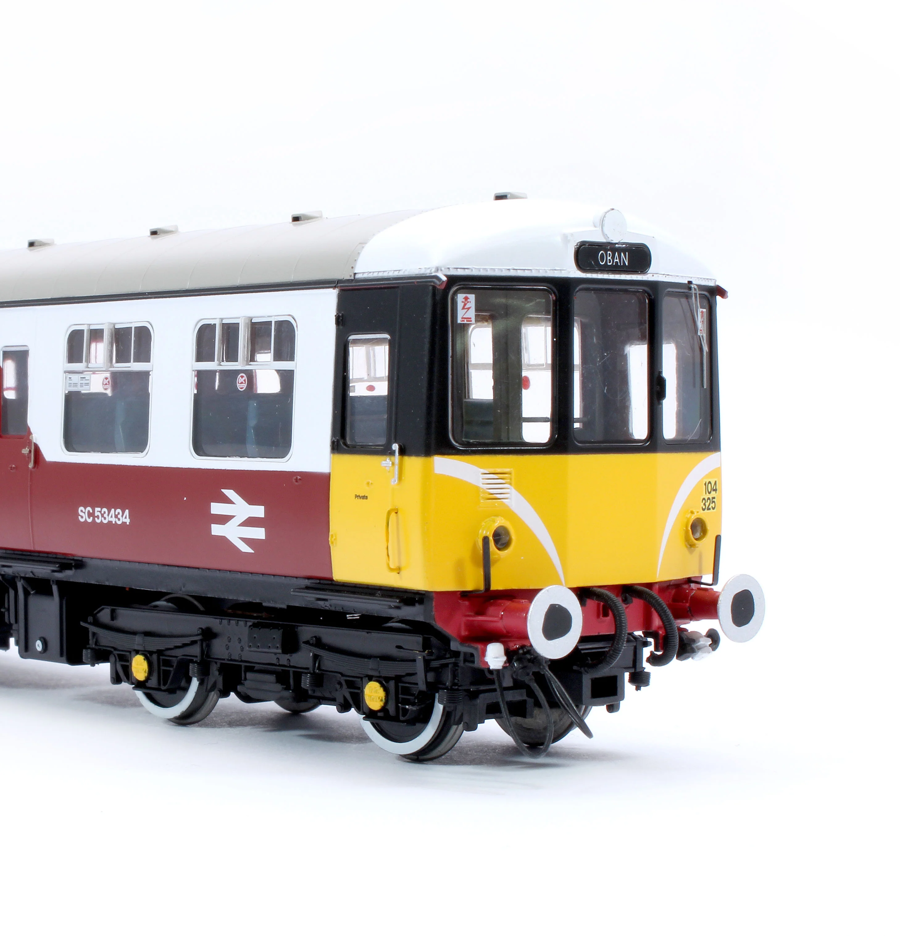 1456 Class 104 2 Car DMU SC53424/SC53434 ScotRail Mexican Bean - Image 15
