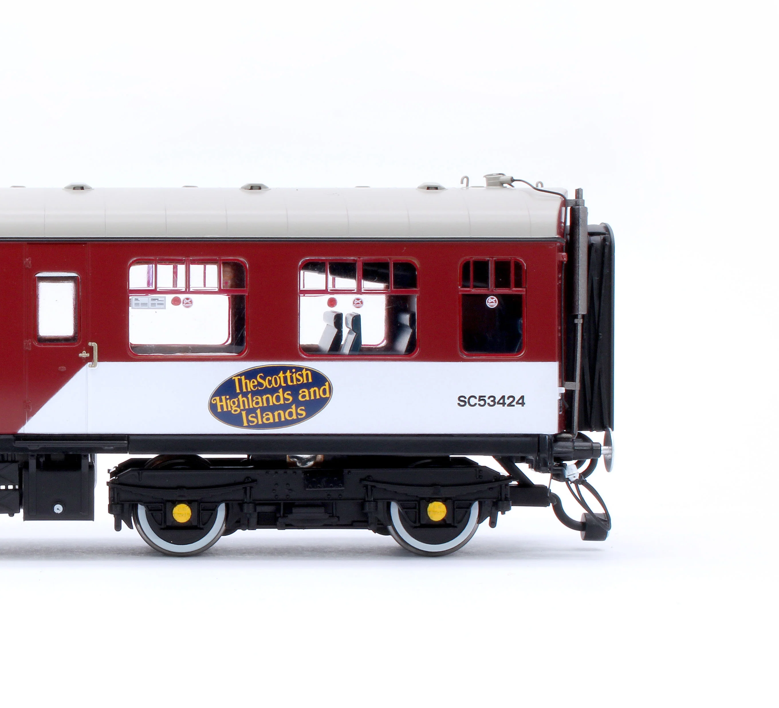 1456 Class 104 2 Car DMU SC53424/SC53434 ScotRail Mexican Bean - Image 6