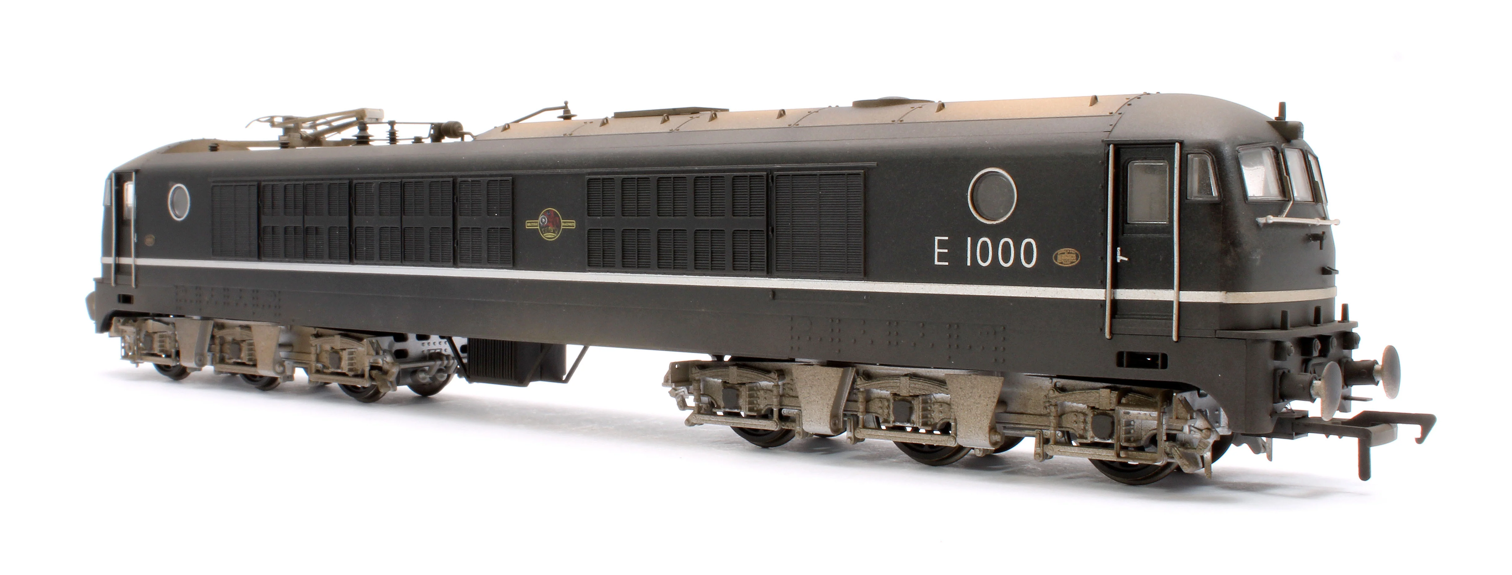 1811W Custom Weathered BR Class 80 E1000 (Rebuilt 18100 Gas Turbine) Electric Locomotive in BR Black (Late Crest) - Image 2