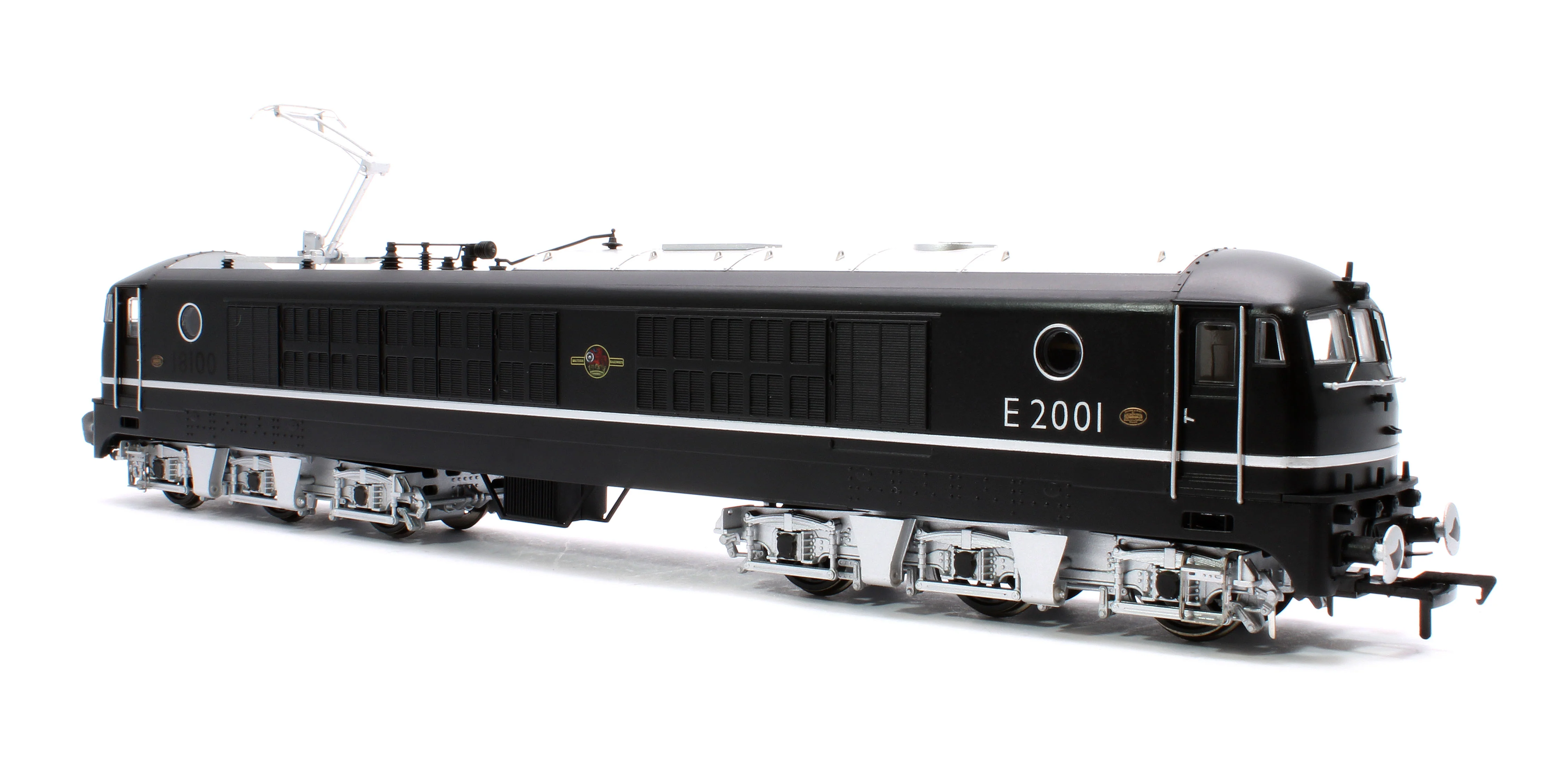 1812 BR Class 80 E2001 (Rebuilt 18100 Gas Turbine) Electric Locomotive in BR Black (Late Crest) - Image 4