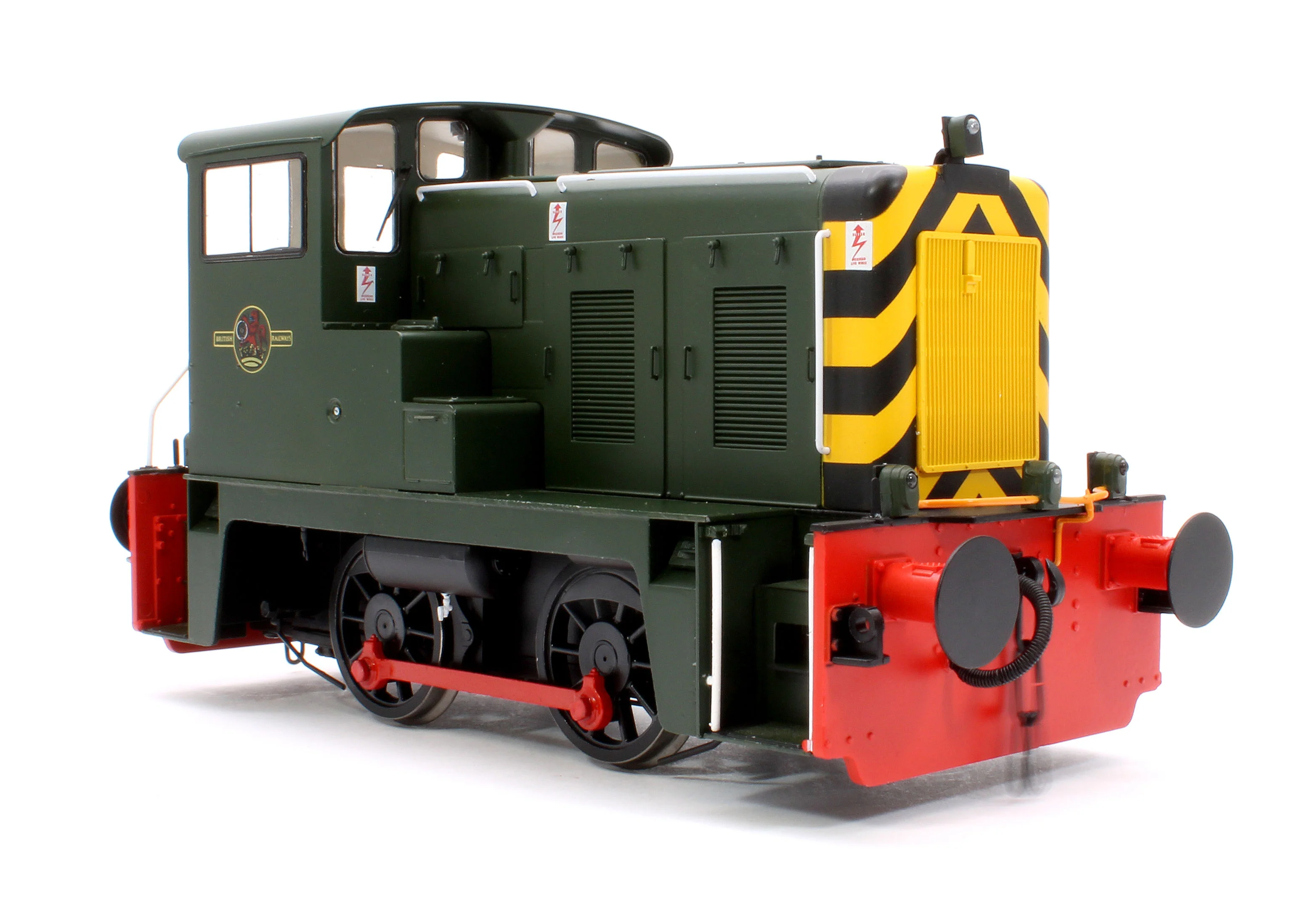 2870 Class 02 BR green Unnumbered (Wasp Stripes) Diesel Locomotive - Image 4