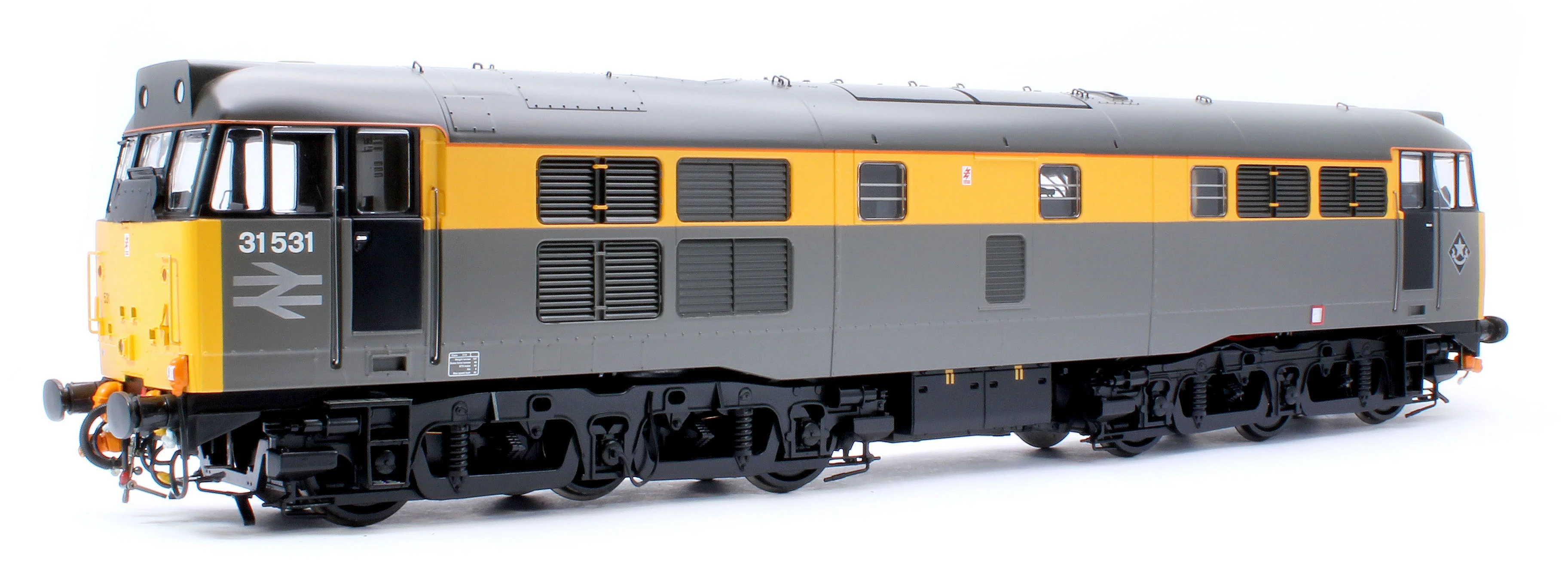 3147 Class 31 BR Civil Engineers Grey/Yellow No.31531 Diesel Locomotive - Image 4