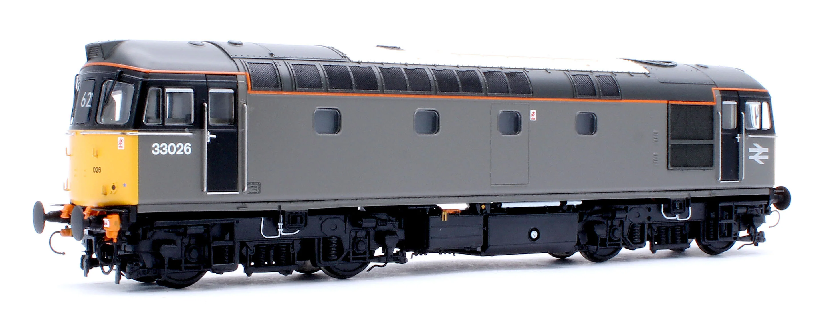 3424 Class 33/0 BR General Grey No.33026 Diesel Locomotive