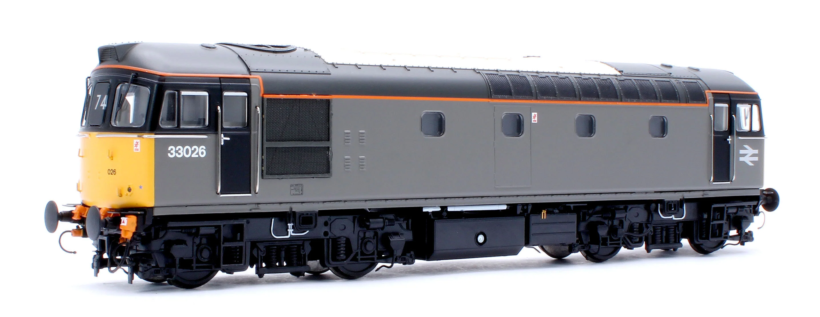 34243 Class 33/0 BR General Grey No.33026 Diesel Locomotive - DCC Sound - Image 4