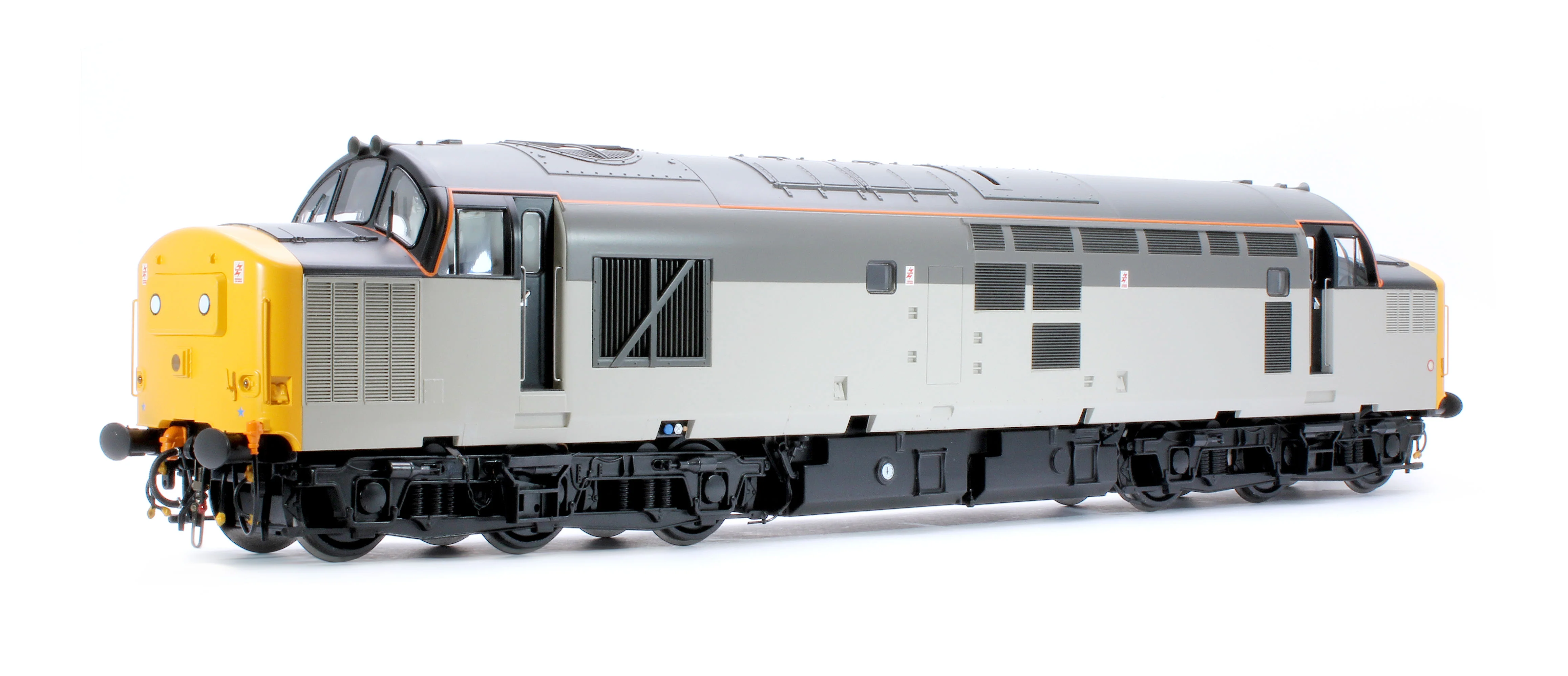 3733 Class 37/0 Railfreight Sector Grey Unnumbered/Unbranded (Centre Headcode) Diesel Locomotive