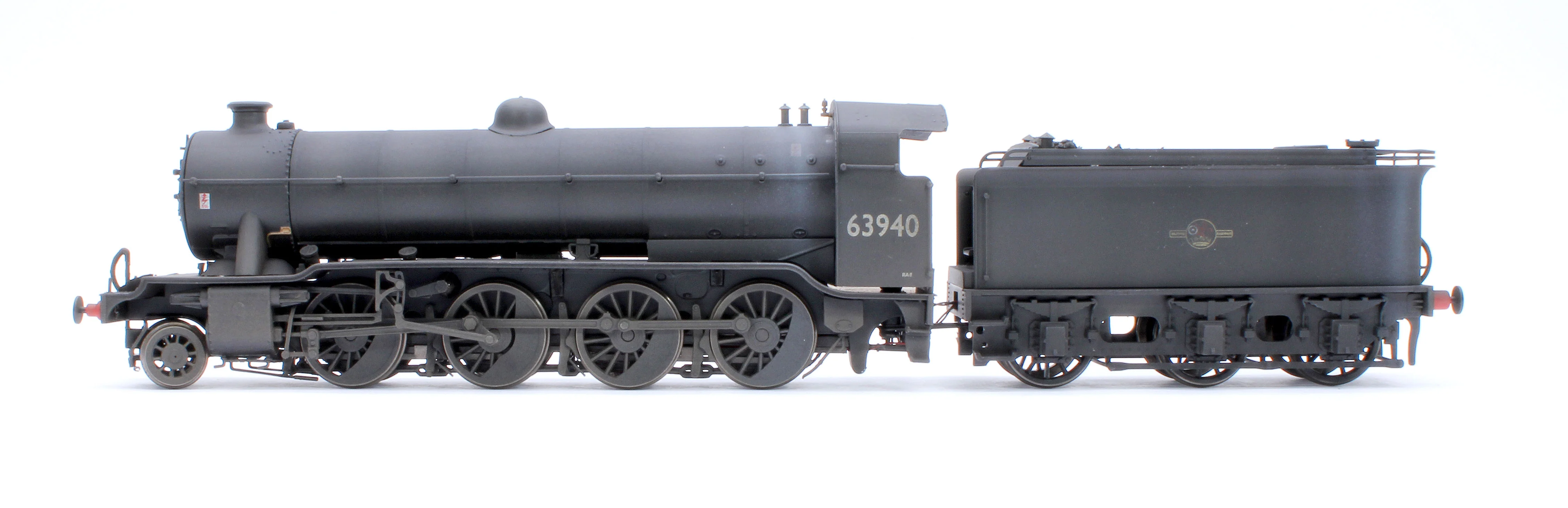 3903W Custom Weathered Class O2/2 'Tango' BR Late Crest No.63940 (GN Cab/Tender) Steam Locomotive - Image 2