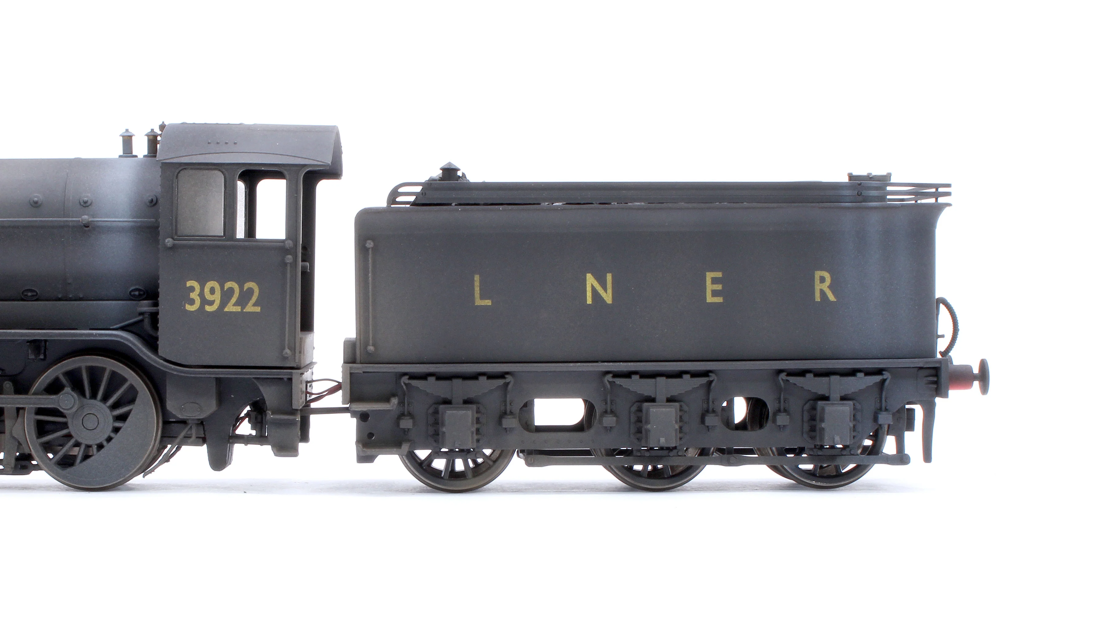 3932W Custom Weathered Class O2/1 'Tango' LNER Post-War Black No.3481 (LNER Cab/GN Tender) Steam Locomotive - Image 8