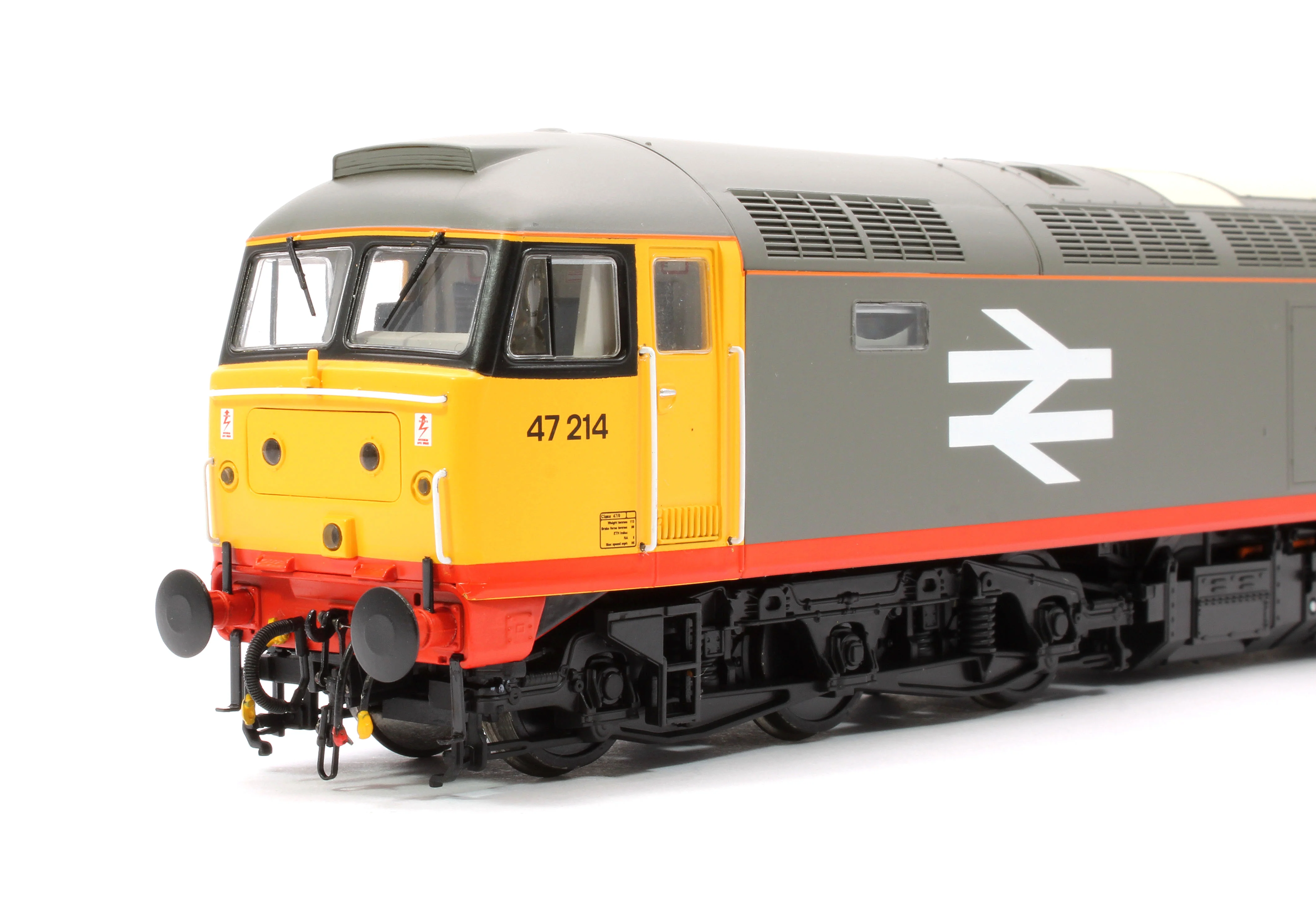 4722 Class 47 214 'Tinsley Traction Depot' Railfreight Grey Diesel Locomotive - Image 8