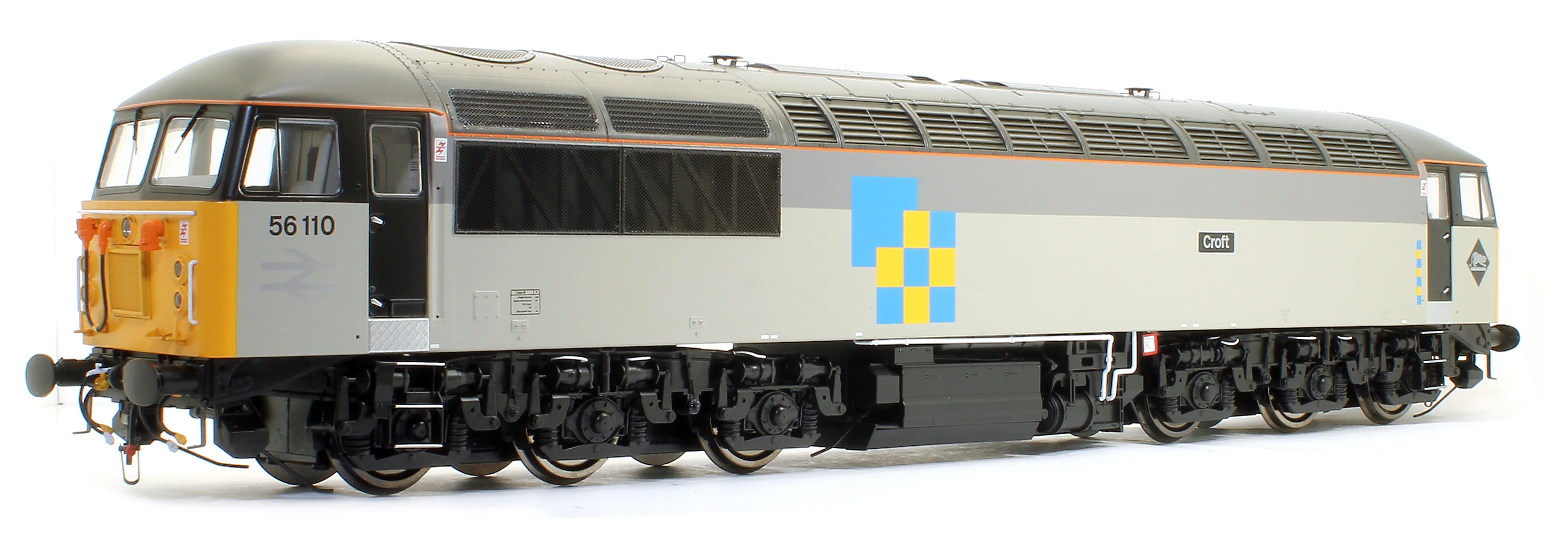 5606 Class 56 110 'Croft' Railfreight Construction Heavy Freight Diesel Locomotive - Image 3