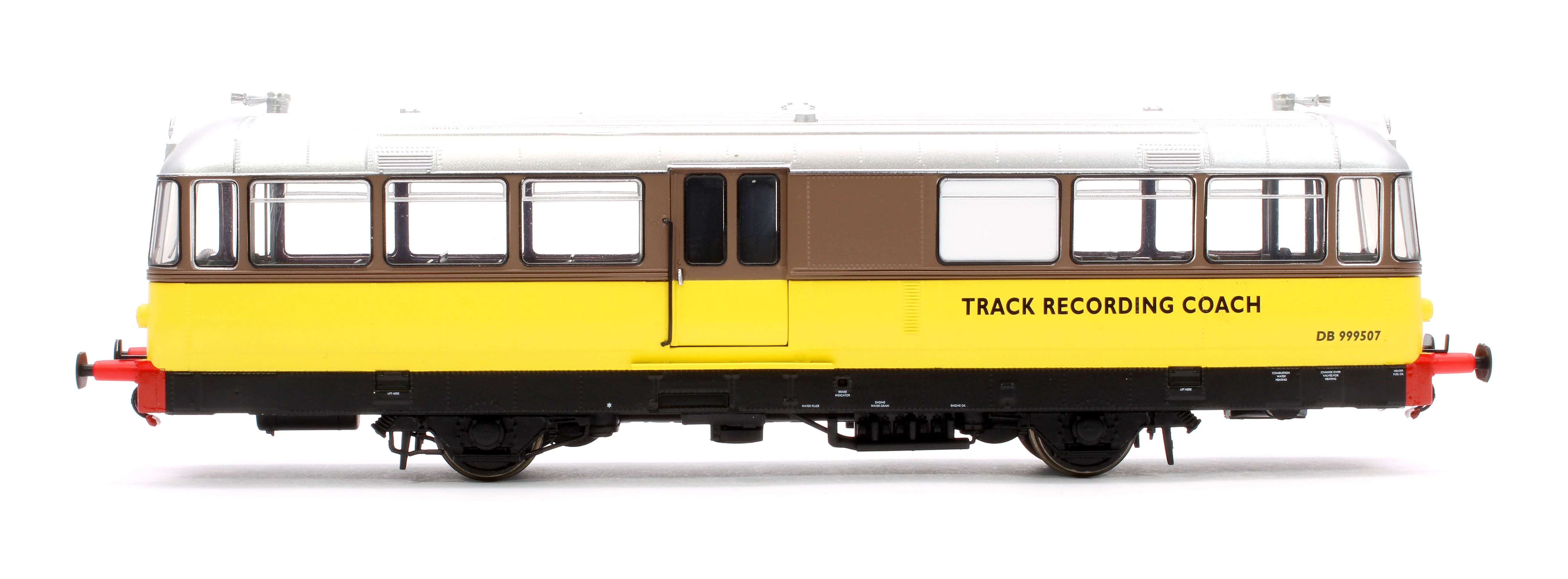 8714 Waggon & Maschinenbau (W&M) Diesel Railbus BR Research 'Track Recording Lab' yellow/brown DB999507 - Image 5