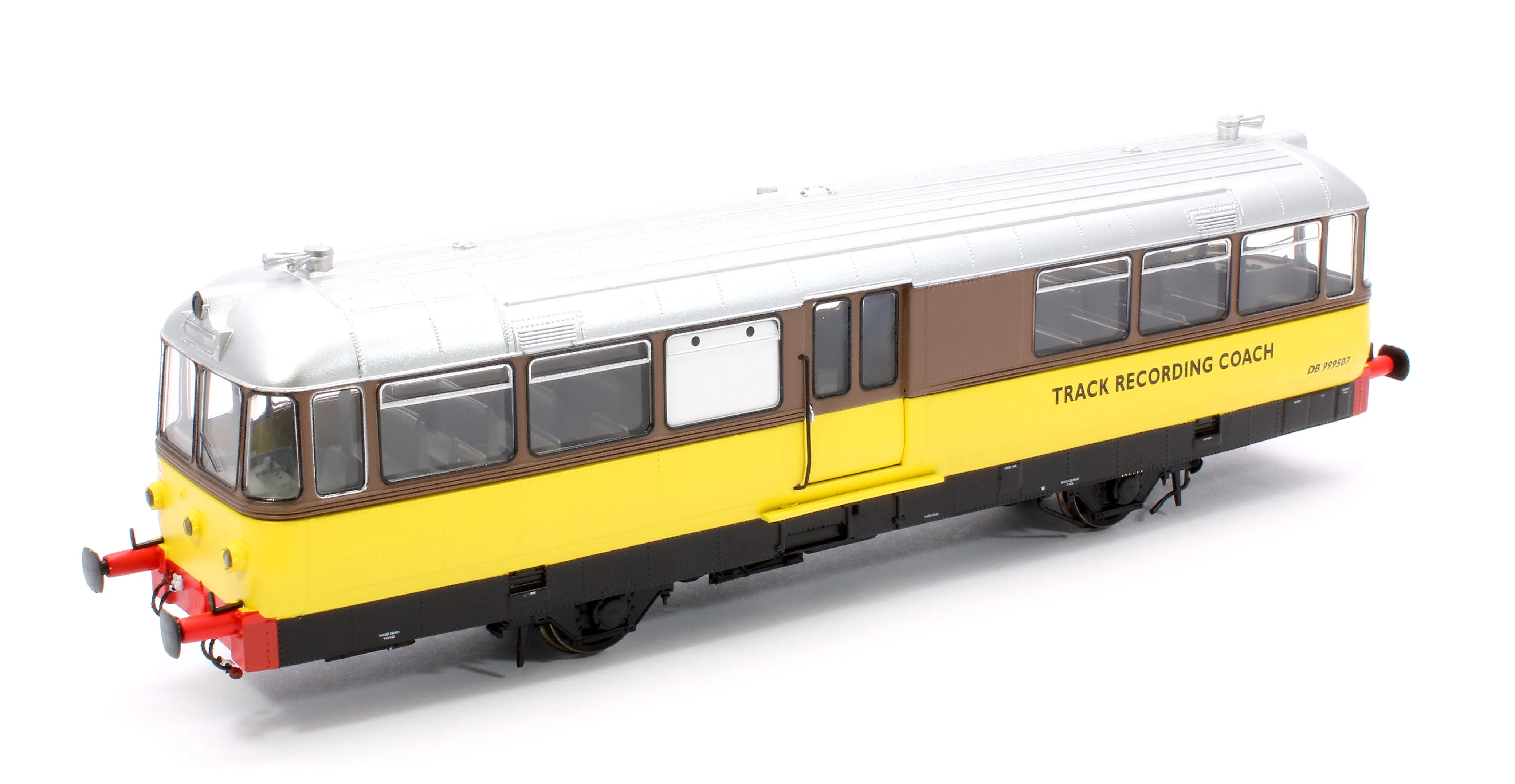 8714 Waggon & Maschinenbau (W&M) Diesel Railbus BR Research 'Track Recording Lab' yellow/brown DB999507 - Image 8
