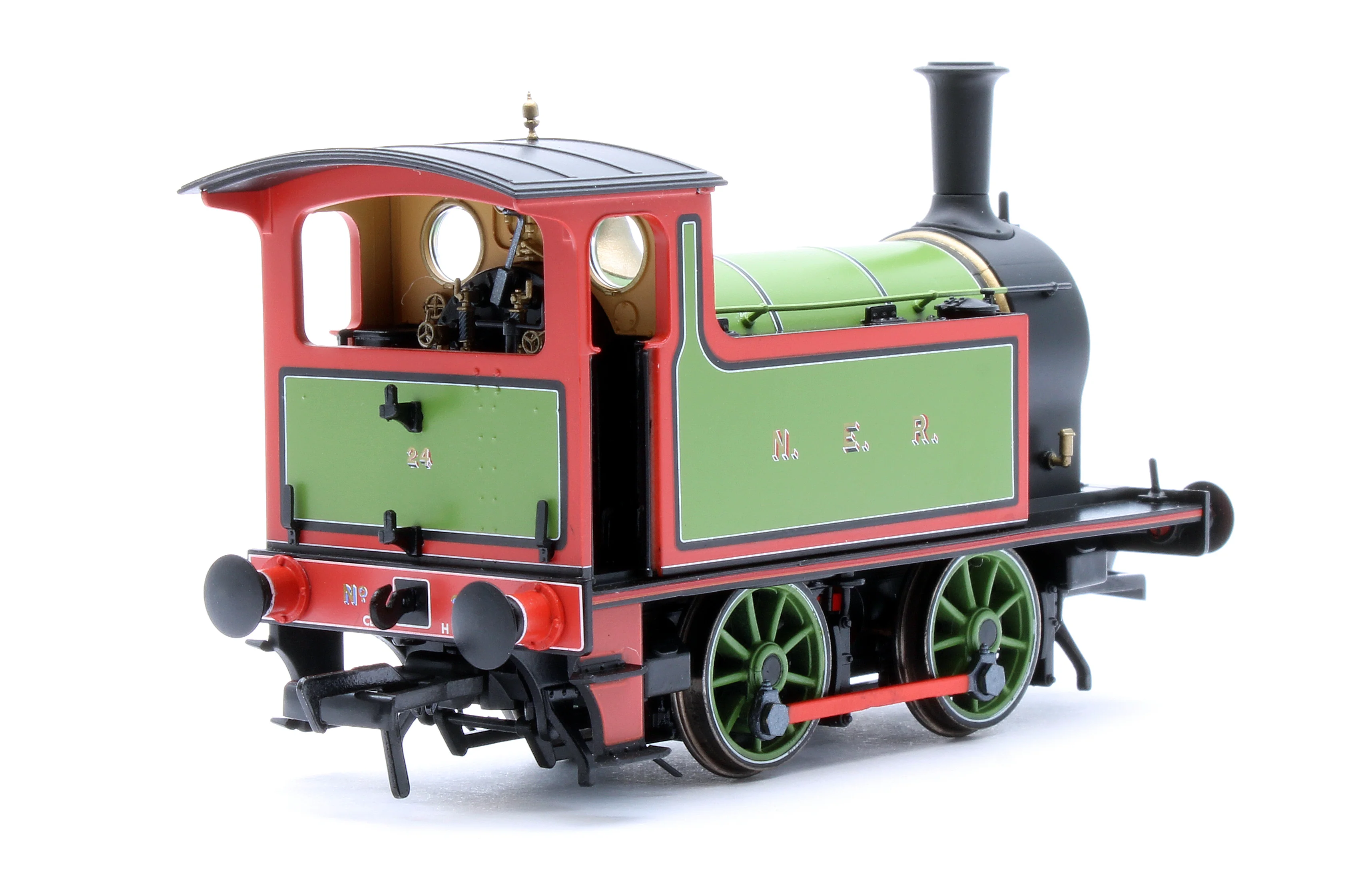 932501 NER H Class - No.24, NER Saxony Green Livery (1888) Steam Locomotive - DCC Sound - Image 3