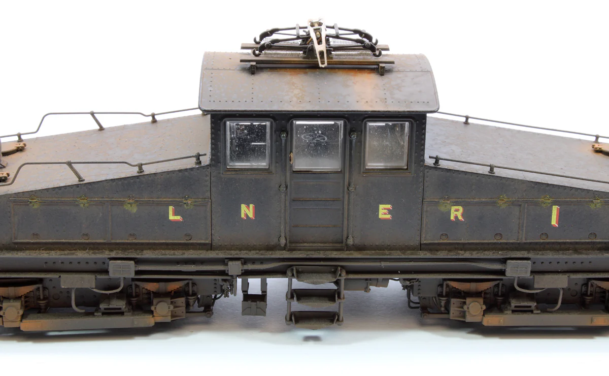 1202DW Highly Detail Weathered North Eastern Railway ES1 LNER Unlined Black Bo-Bo Electric Locomotive No.1 - Image 9