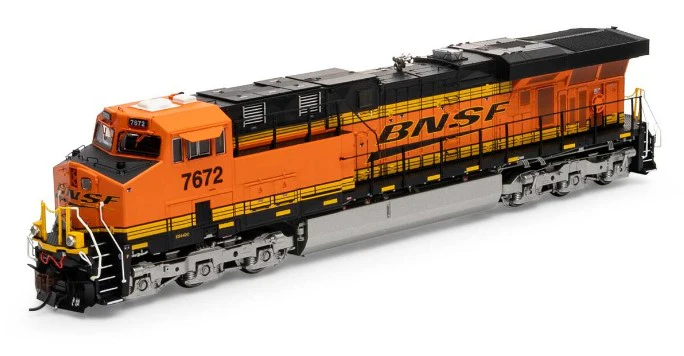 ATHG83199 HO ES44DC BNSF #7672 Diesel Locomotive - DCC Sound
