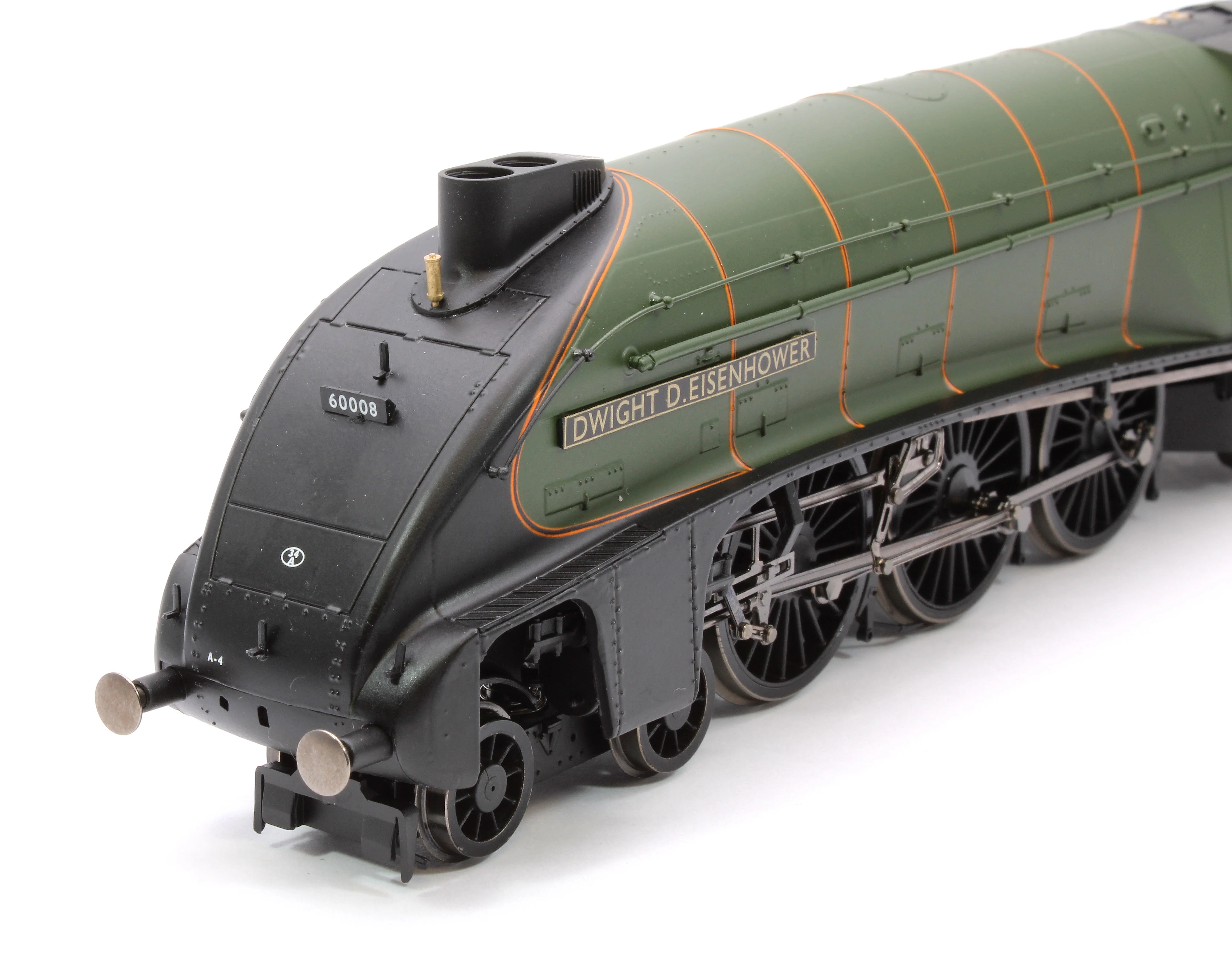 Hornby Dublo Class A4 4-6-2 60008 'Dwight D. Eisenhower' Great Gathering 10th Anniversary BR Lined Green Late Crest Limited Edition Steam locomotive - Image 10