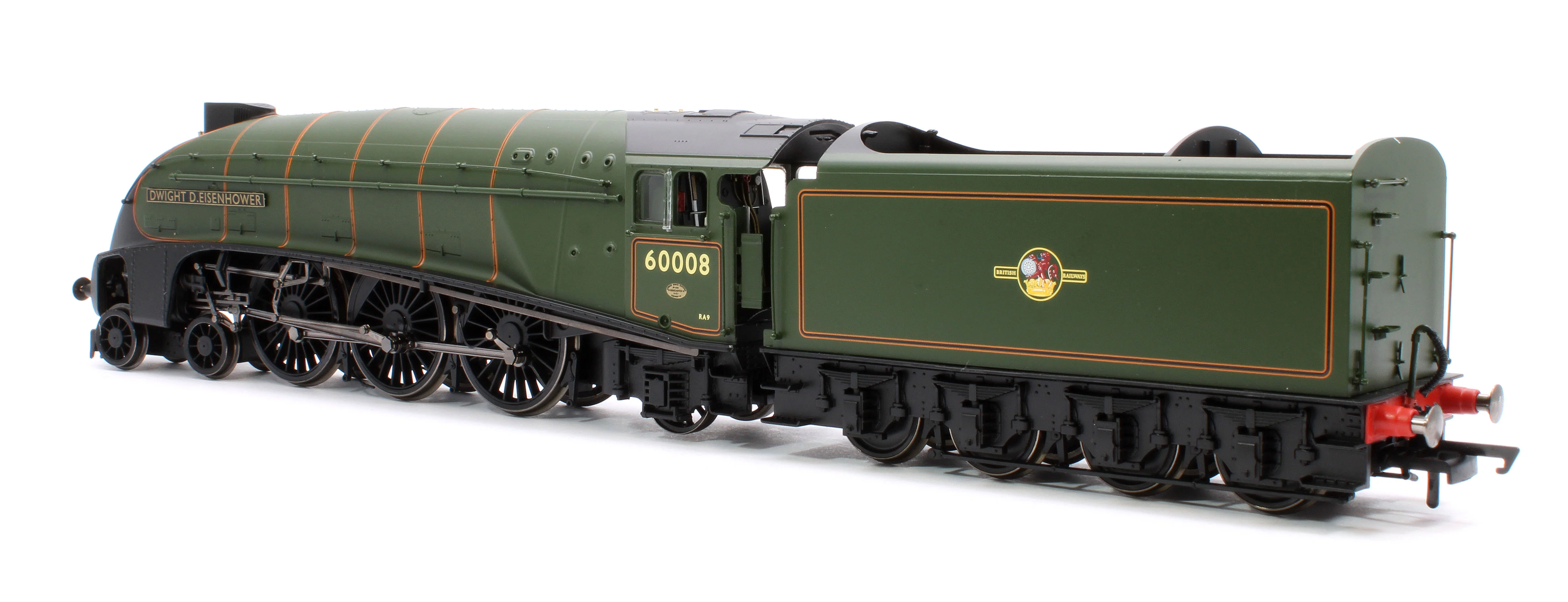 Hornby Dublo Class A4 4-6-2 60008 'Dwight D. Eisenhower' Great Gathering 10th Anniversary BR Lined Green Late Crest Limited Edition Steam locomotive - Image 3