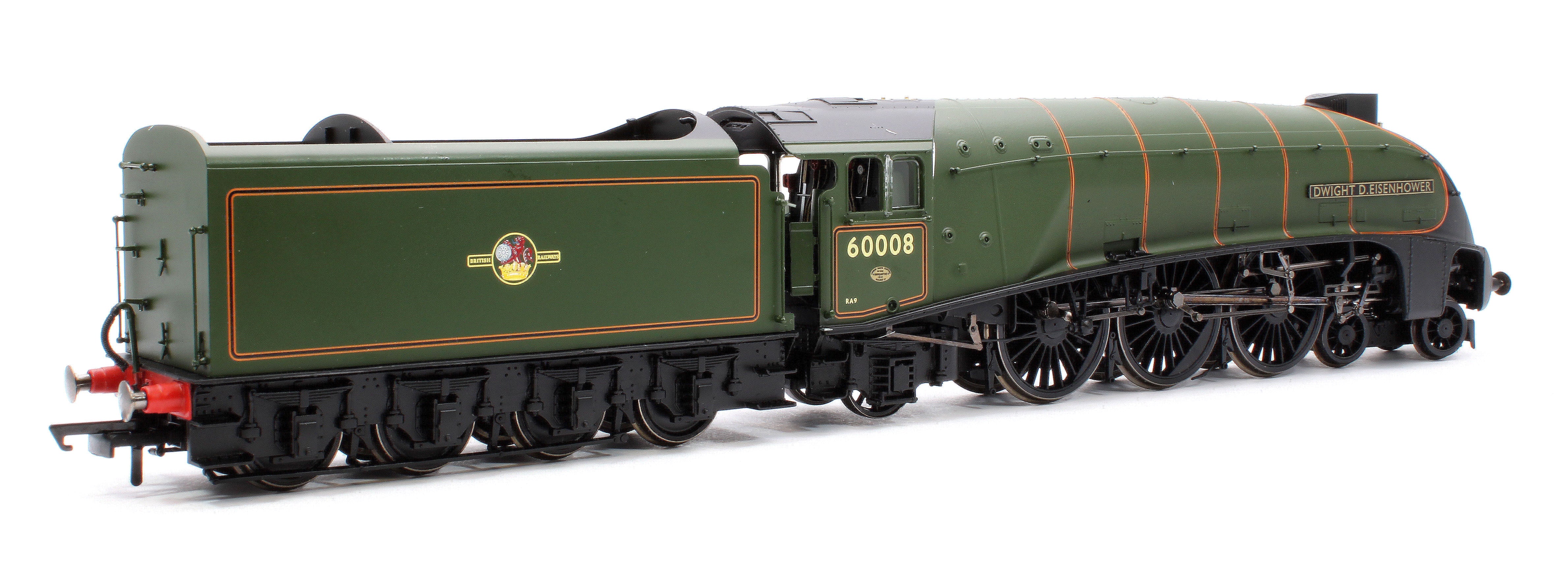 Hornby Dublo Class A4 4-6-2 60008 'Dwight D. Eisenhower' Great Gathering 10th Anniversary BR Lined Green Late Crest Limited Edition Steam locomotive - Image 4