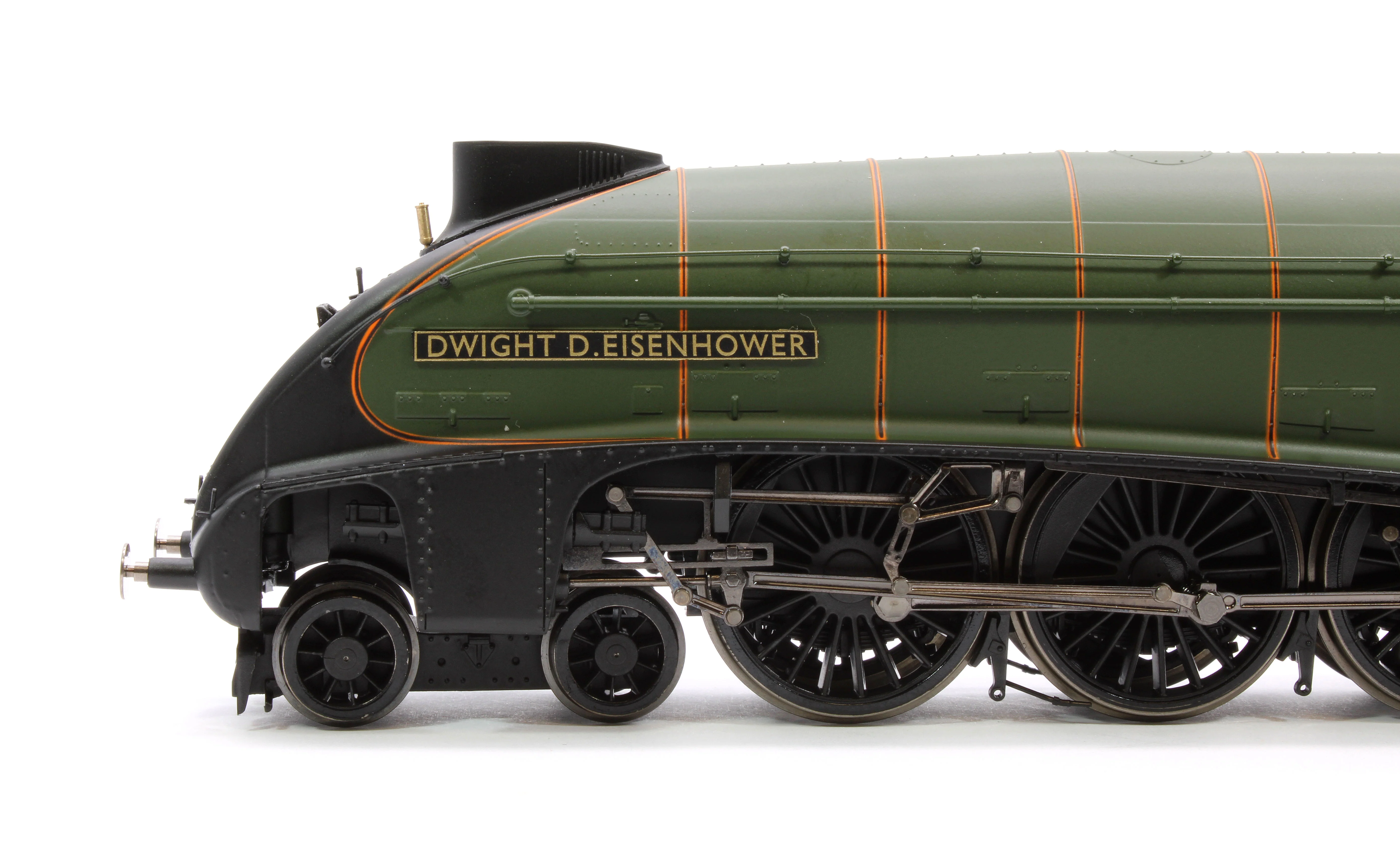 Hornby Dublo Class A4 4-6-2 60008 'Dwight D. Eisenhower' Great Gathering 10th Anniversary BR Lined Green Late Crest Limited Edition Steam locomotive - Image 7