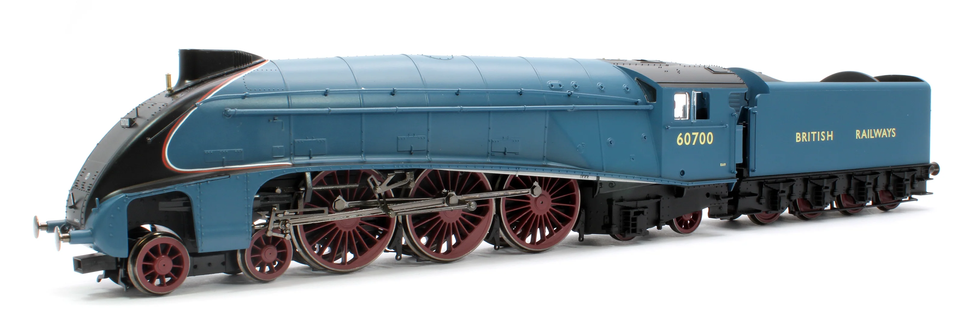 R30125 W1 Class 'Hush Hush' Streamlined 4-6-4 BR Garter Blue '60700' Steam Locomotive