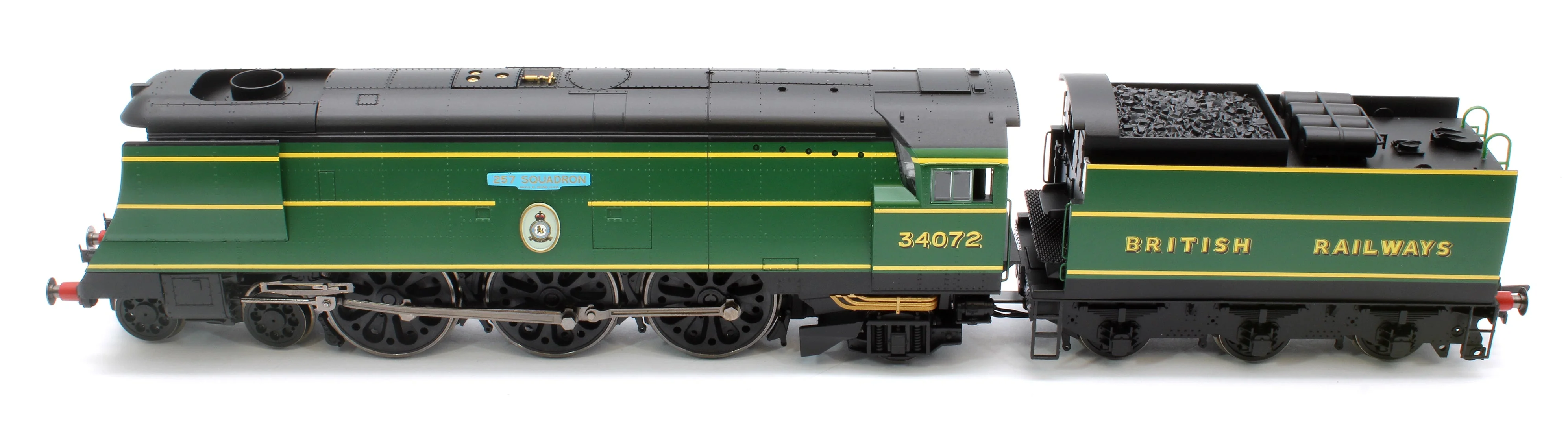 Pre-Owned R30129 Battle of Britain Class 4-6-2 34072 "257 Squadron" SR Malachite Green Steam Locomotive - DCC Fitted - Image 9