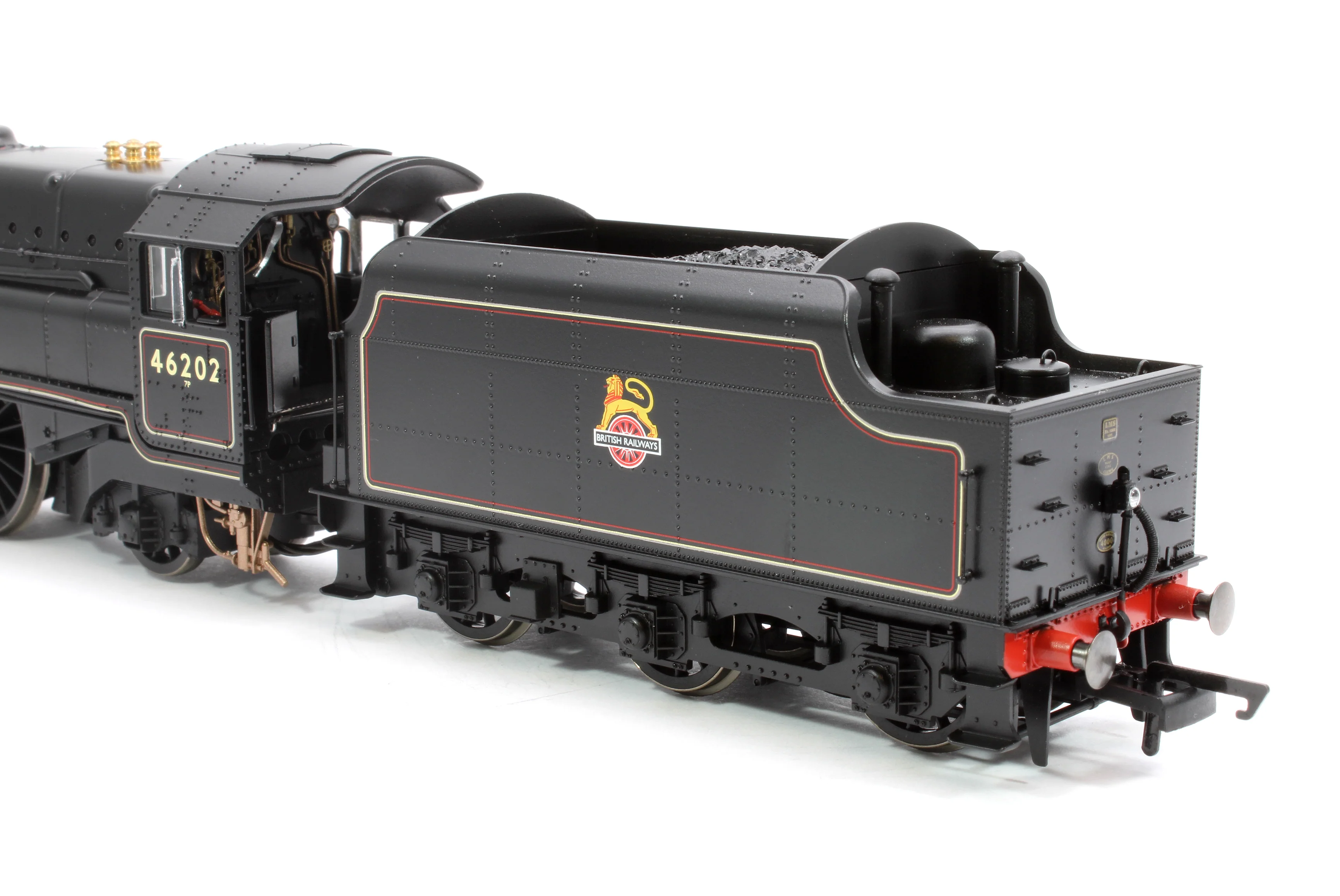 R30135 Princess Royal Class 'The Turbomotive' 4-6-2 BR Black Early Emblem 46202 Steam Locomotive - Image 8