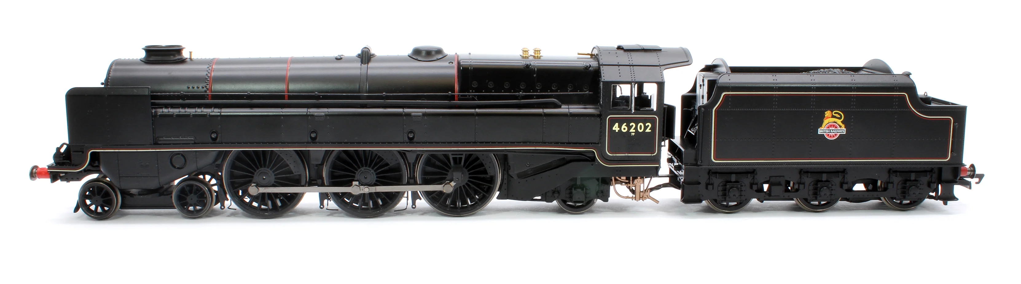 R30135TXS Princess Royal Class 'The Turbomotive' 4-6-2 BR Black Early Emblem 46202 Steam Locomotive - DCC Sound Fitted - Image 5