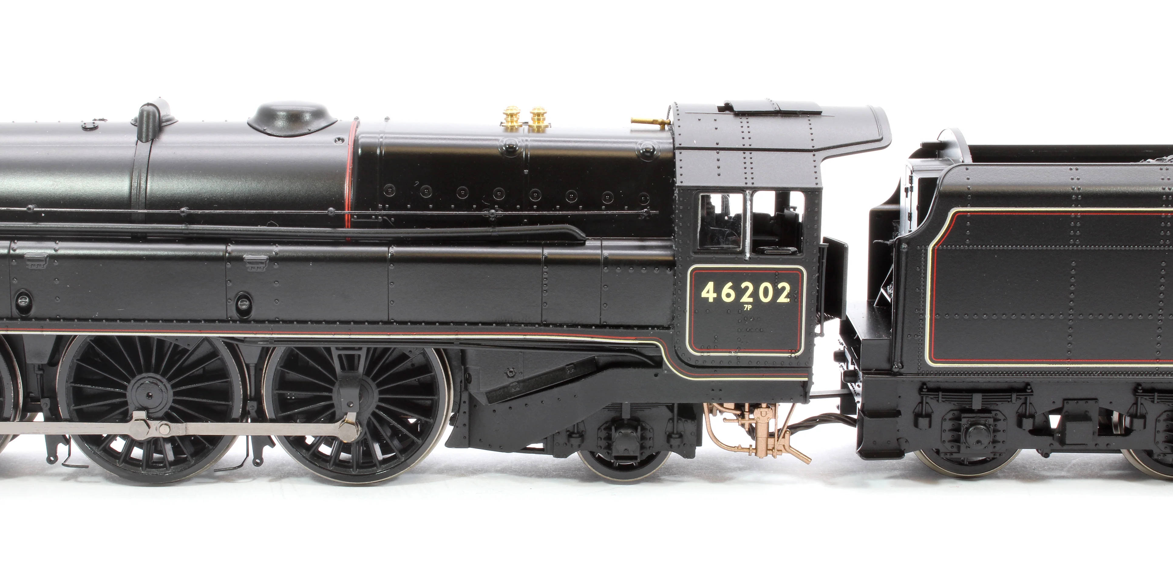 R30135TXS Princess Royal Class 'The Turbomotive' 4-6-2 BR Black Early Emblem 46202 Steam Locomotive - DCC Sound Fitted - Image 7