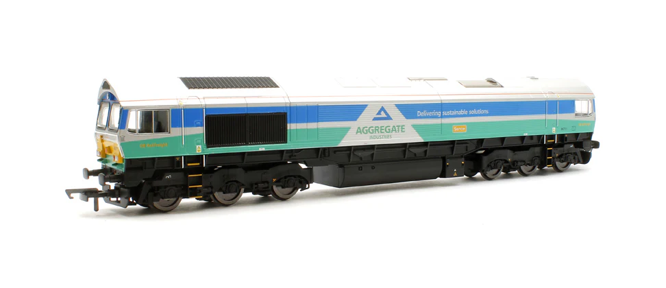 R30428 RailRoad Plus Aggregates Class 66 Sence No.66711 Diesel Locomotive - Image 3