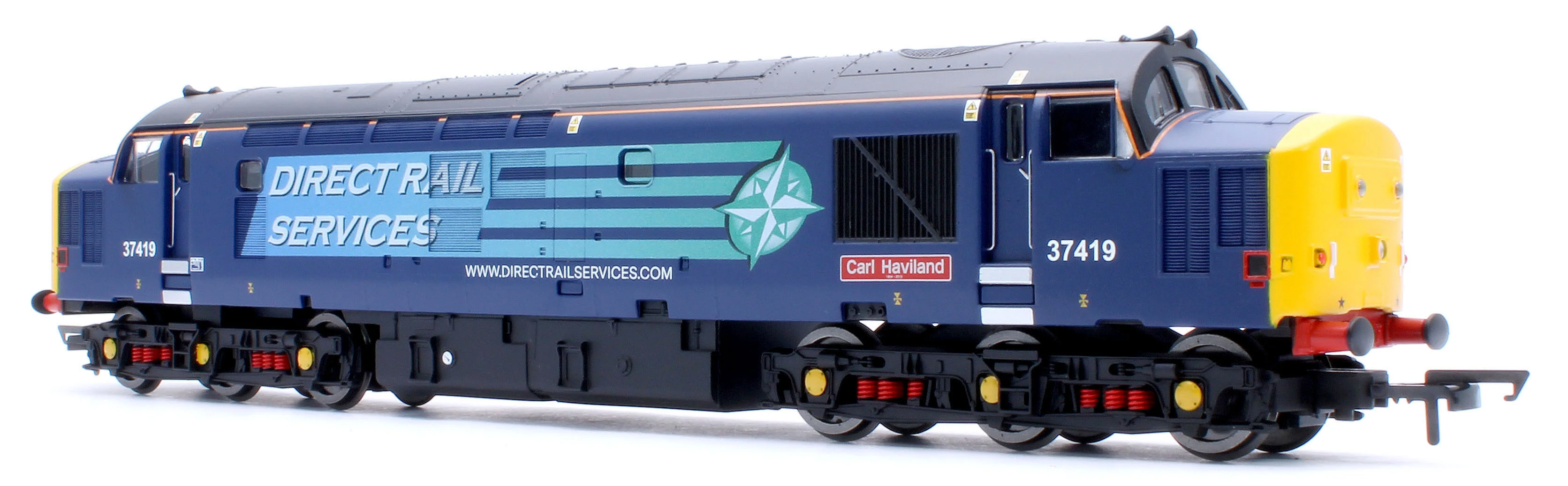 R30437TXS RailRoad Class 37 DRS 'Carl Haviland' 37419 Diesel Locomotive - DCC Sound - Image 3