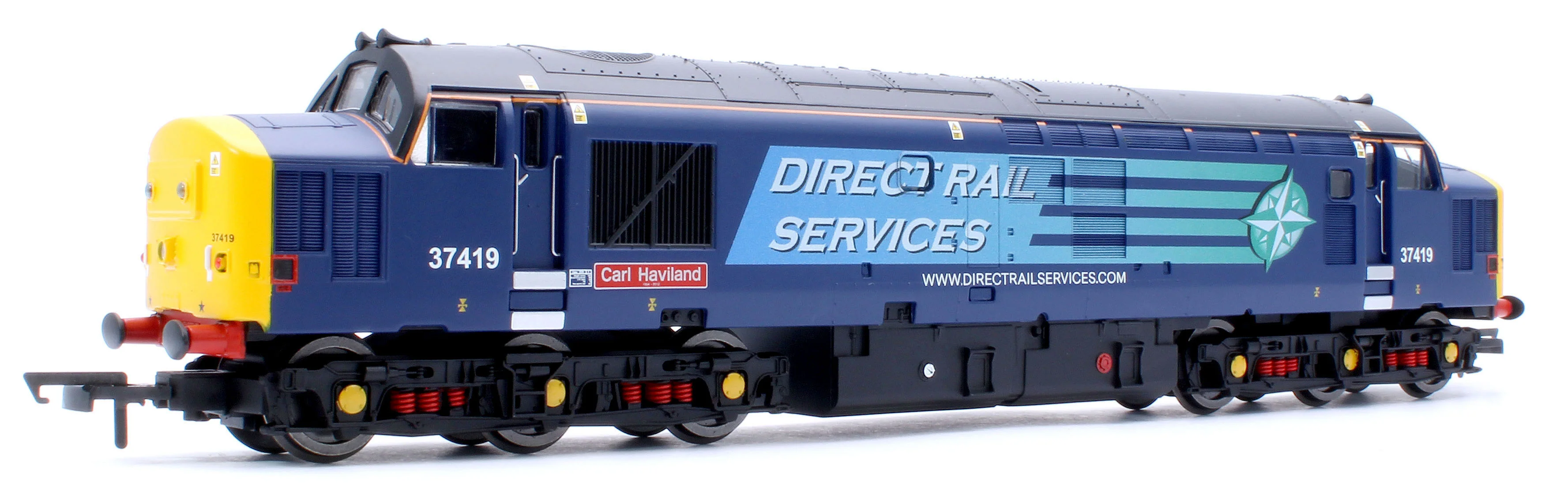 R30437TXS RailRoad Class 37 DRS 'Carl Haviland' 37419 Diesel Locomotive - DCC Sound - Image 4