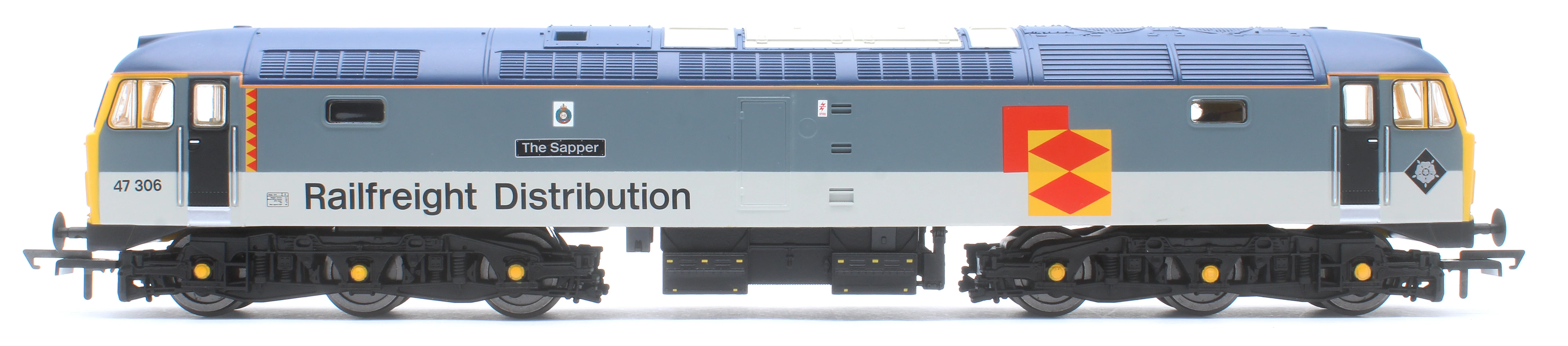 R30440 RailRoad Class 47 Railfreight Distribution 'The Sapper' 47306 Diesel Locomotive - Image 5