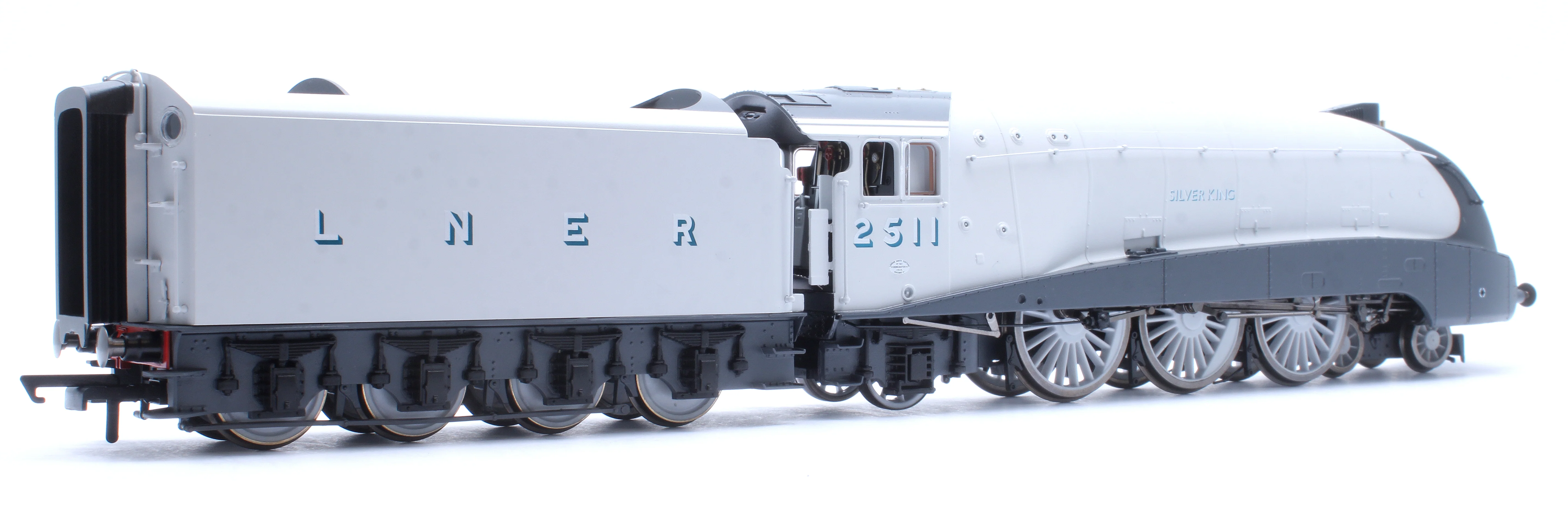 R30458 Hornby Dublo Class A4 4-6-2 LNER No.2511 'Silver King' (90th Anniversary Collection) Steam Locomotive - Image 3