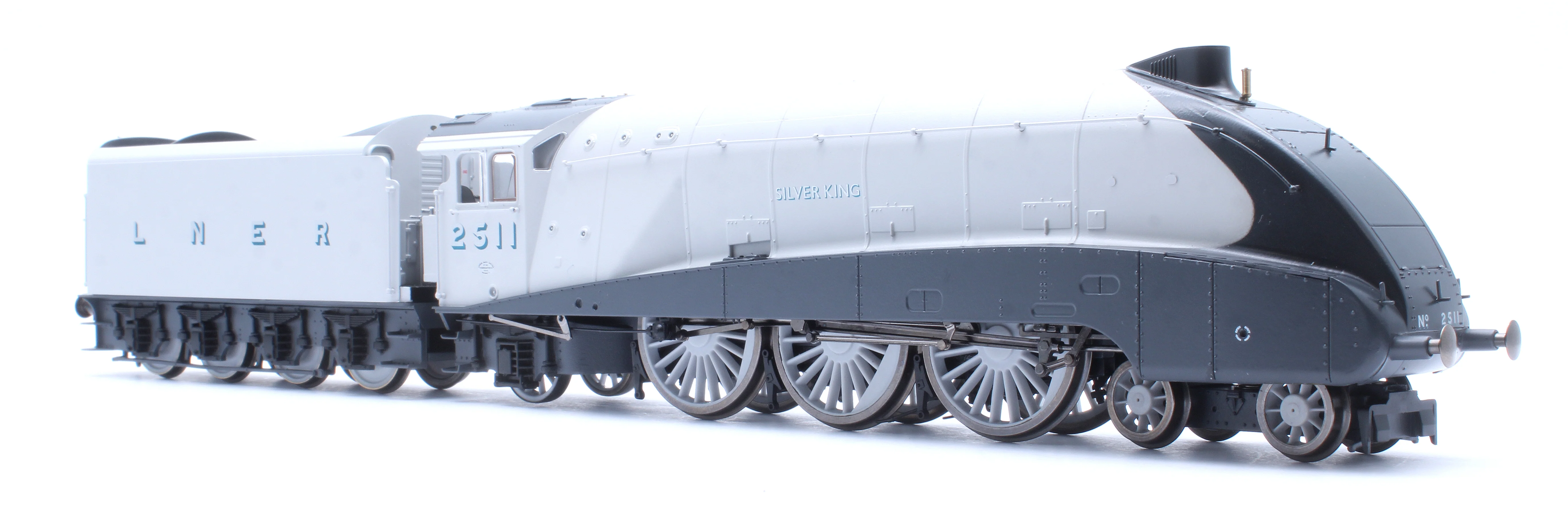 R30458 Hornby Dublo Class A4 4-6-2 LNER No.2511 'Silver King' (90th Anniversary Collection) Steam Locomotive - Image 4
